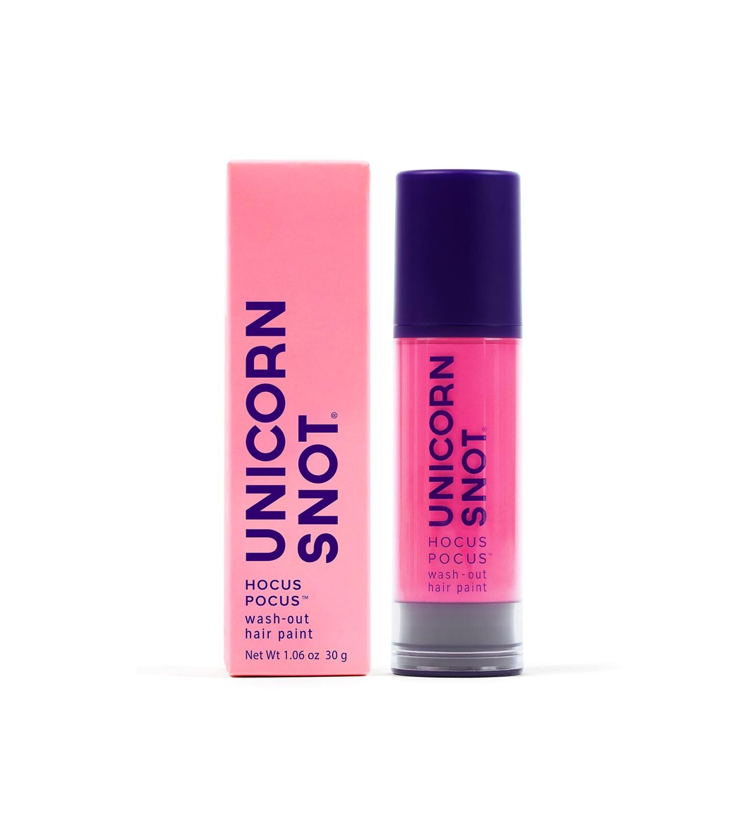 Unicorn Snot Hocus Pocus Hair Color - Washable Temporary Dye for All Hair Types | Bright Pink Hair Paint for Festivals Anime Cosplay & Halloween Costumes - Buy Online on GoSupps.com