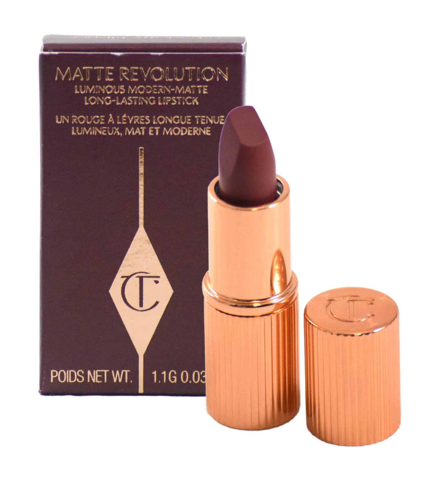 Buy Charlotte Tilbury Pillow Talk 2 Matte Revolution Lipstick Mini - Long-Lasting Travel Size | International Shipping - Buy Online on GoSupps.com