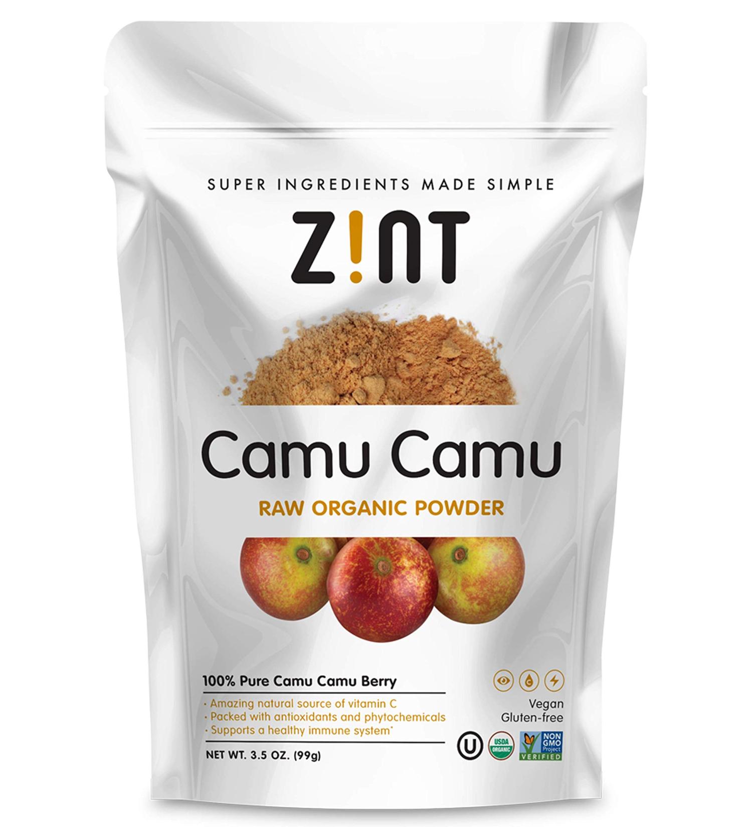 Zint Camu Camu Organic Powder 3.5 oz - Boost Vitamin C & Antioxidants - Buy Online on GoSupps.com
