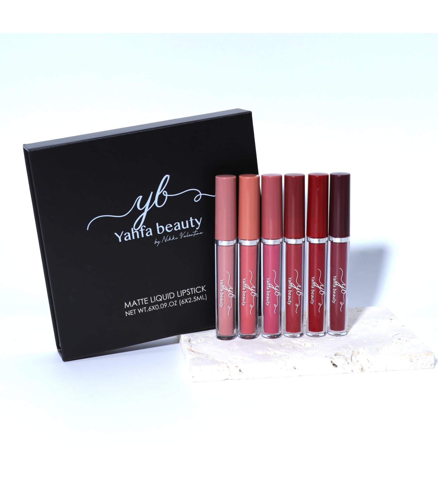 Buy NIKKI VALENTINE 6 PCS Matte Liquid Lipstick Set - International Shipping Available - Buy Online on GoSupps.com