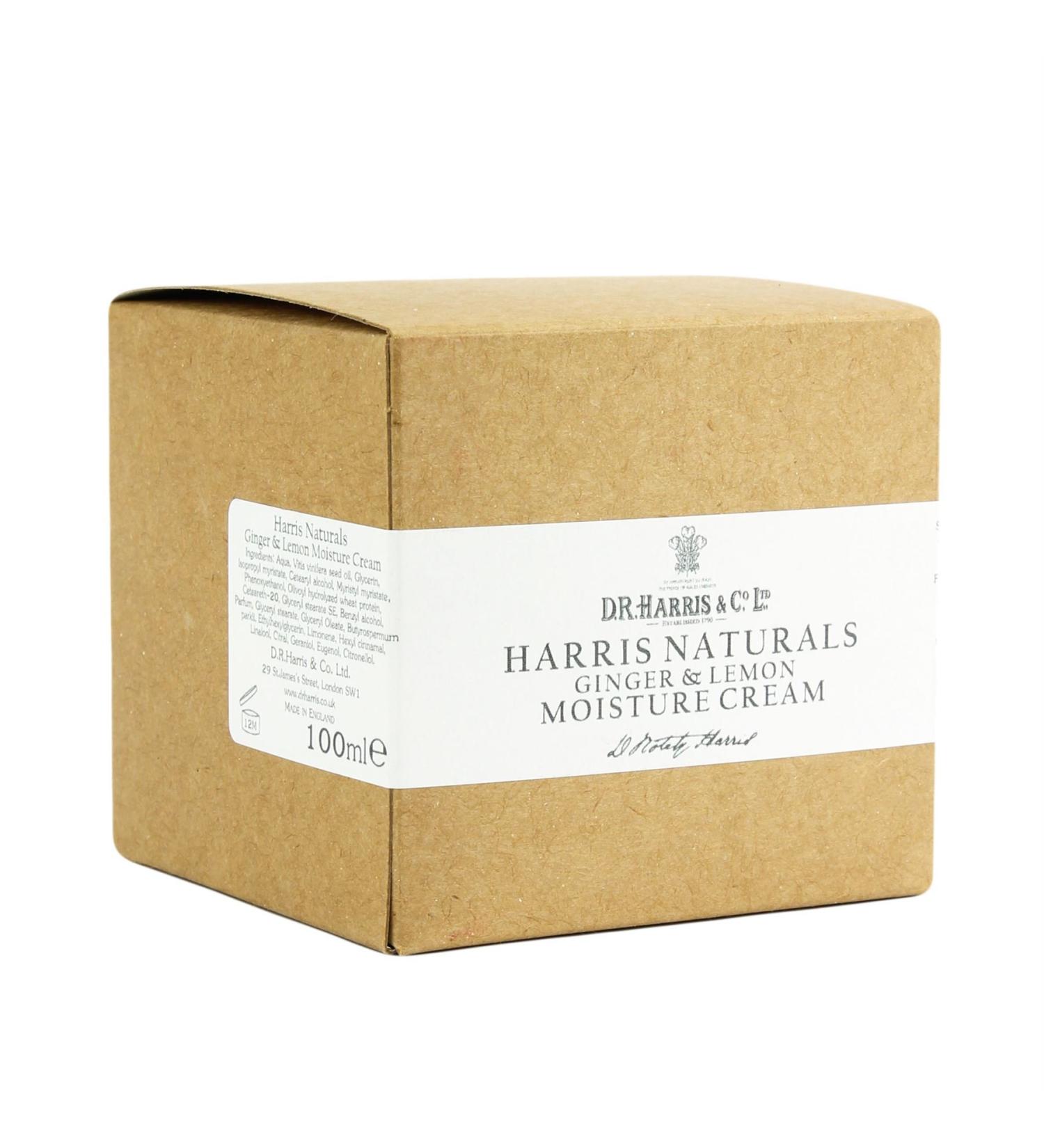 D R Harris Naturals Ginger & Lemon Moisture Cream 100ml