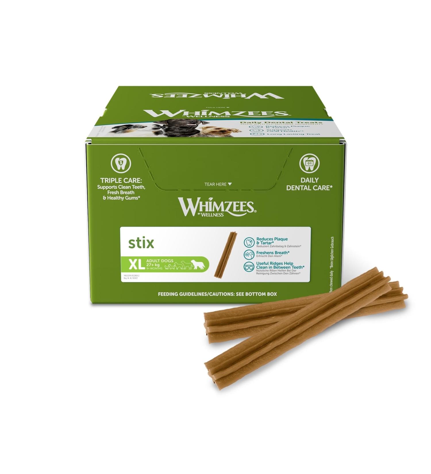 Kennelpak Whimzees Stix X Large Box of 30 - Buy Online on GoSupps.com
