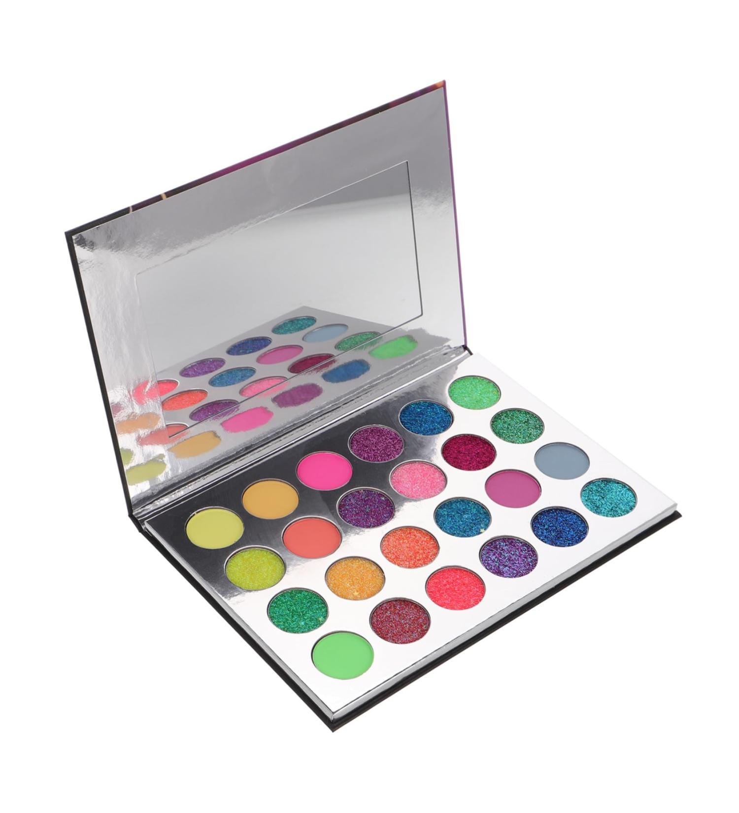 CANIGHT Glitter Eyeshadow Pallet Stage Makeup Glitter Eyeshadow Powder Sparkly Eyeshadow Palette - Buy Online on GoSupps.com
