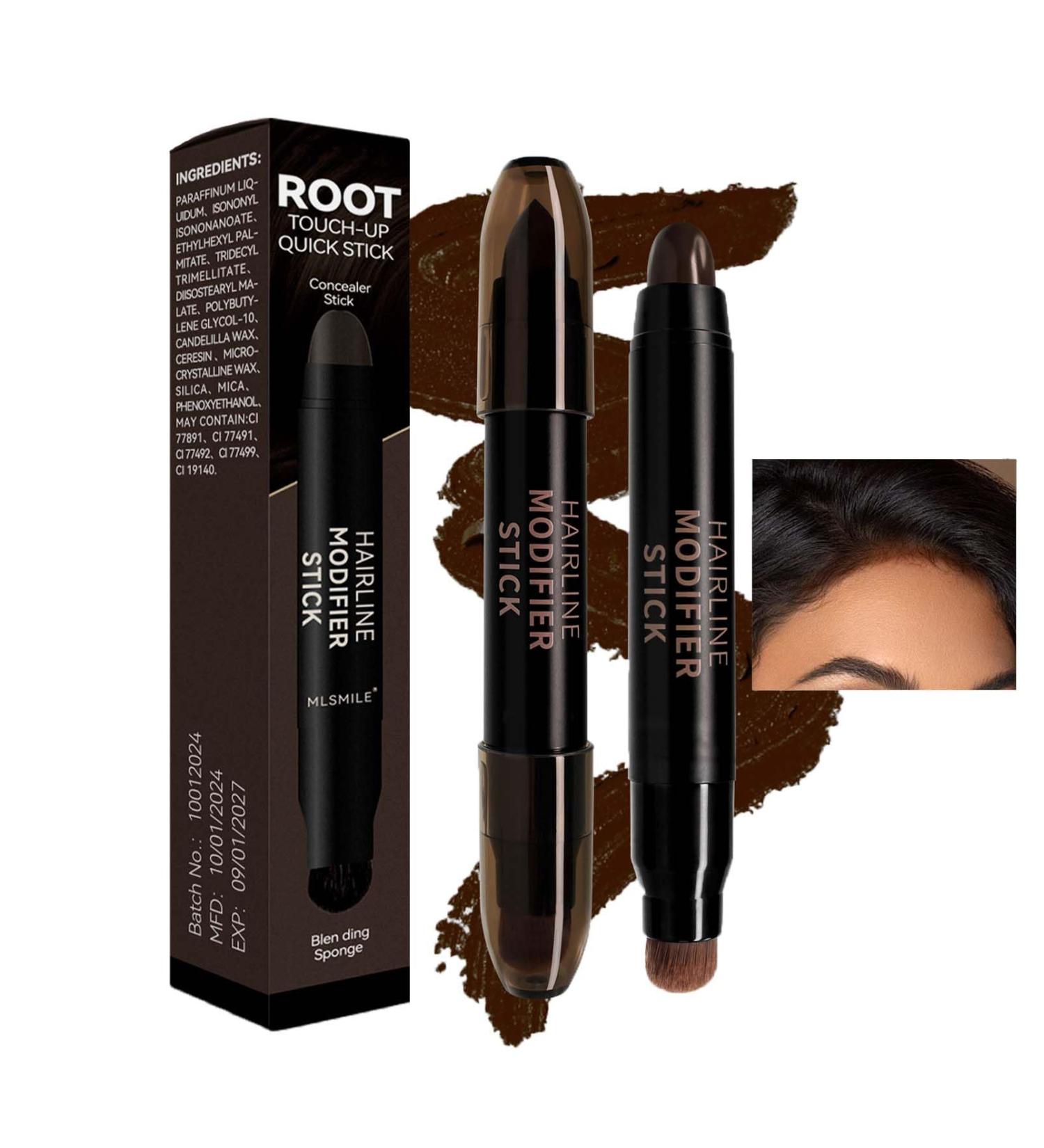 Clawrex Hair Mascara Hair Concealer for Men and Women Dual End Hair Root Touch Up Stick Long Lasting Gray Hair Cover Hairline Stick - Buy Online on GoSupps.com