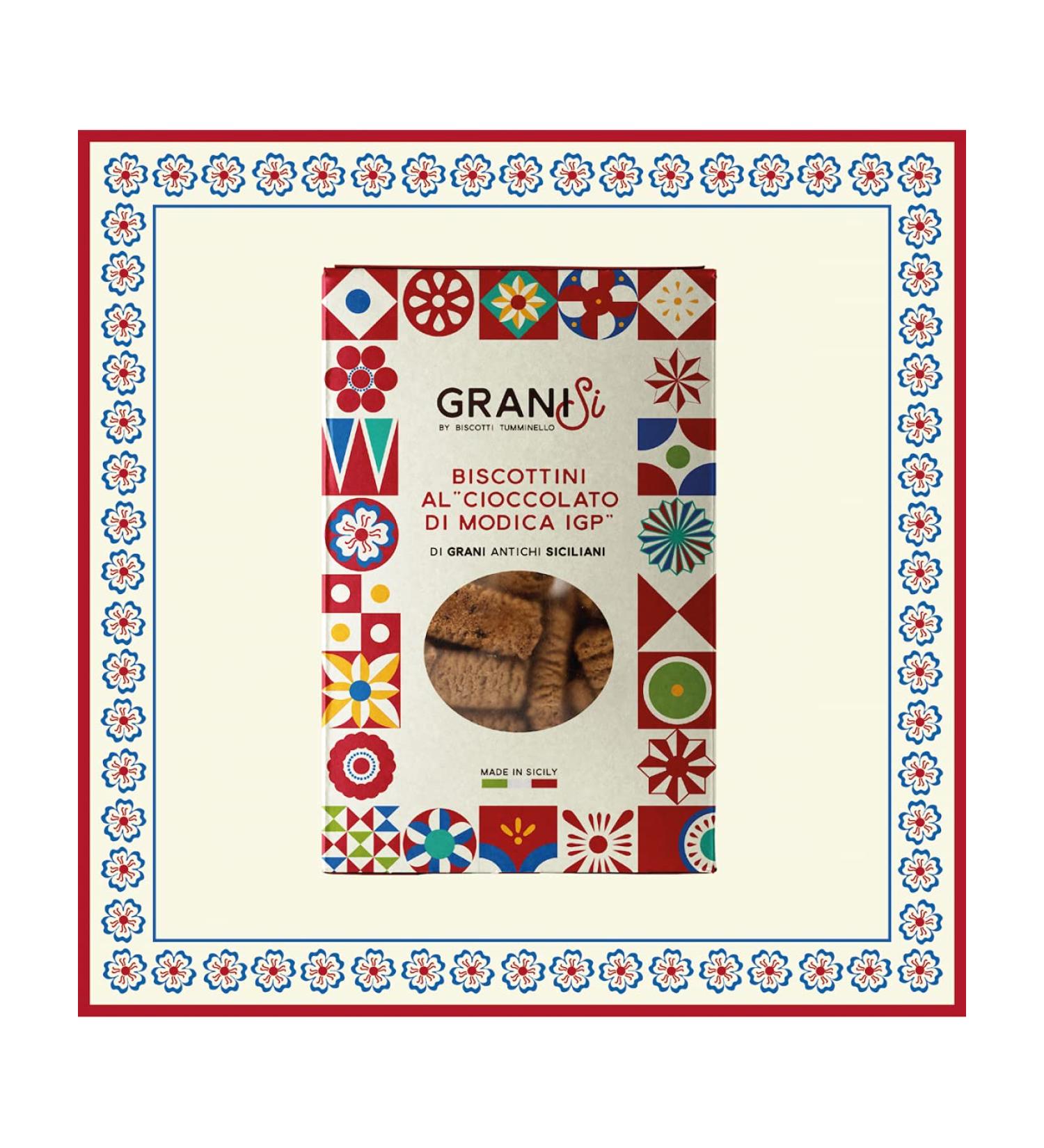 Sicilian Chocolate Cookies from Modica PGI 210 gr - Buy Online on GoSupps.com