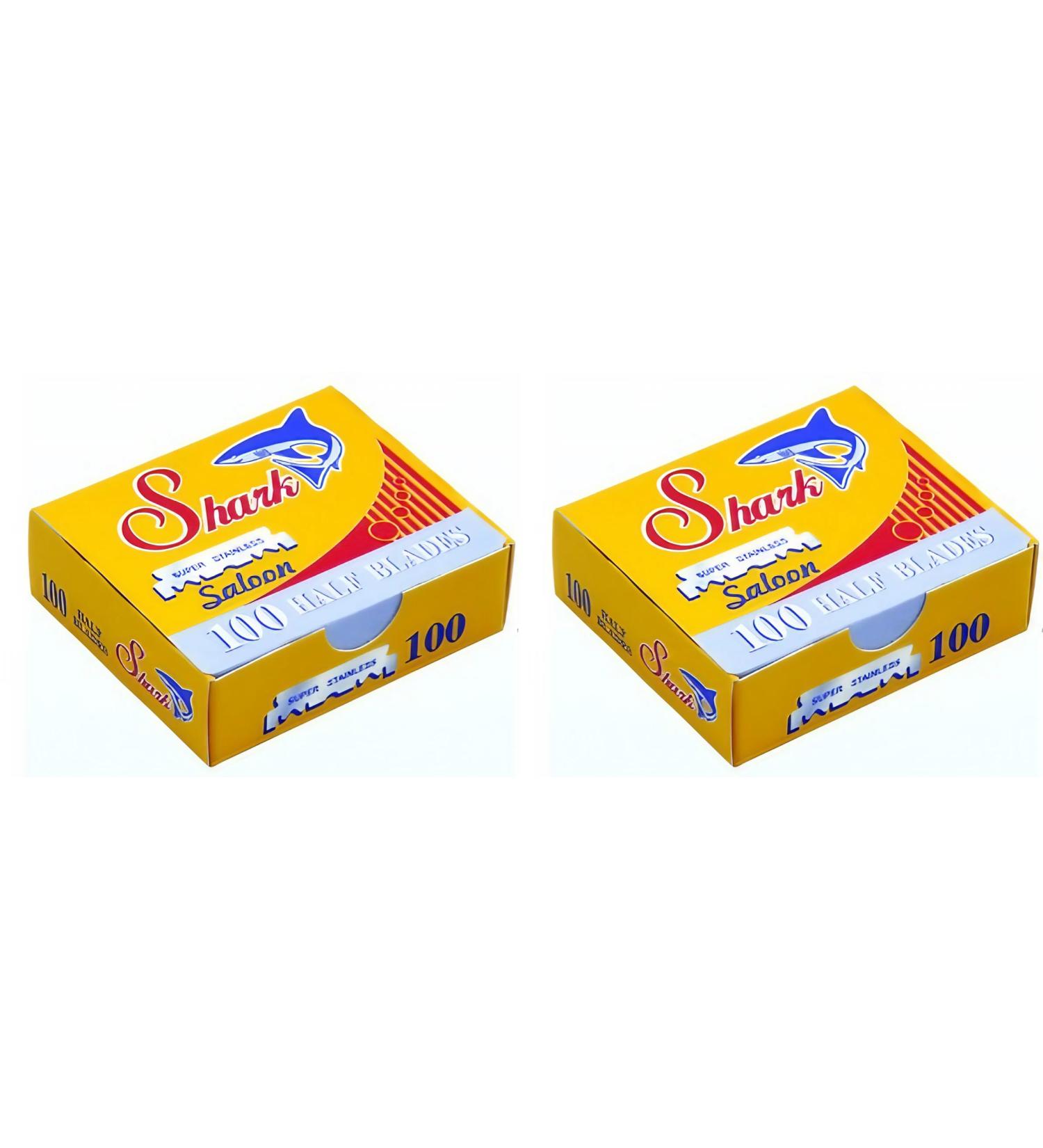 200 Shark Super Stainless Single Thread Razor Blades