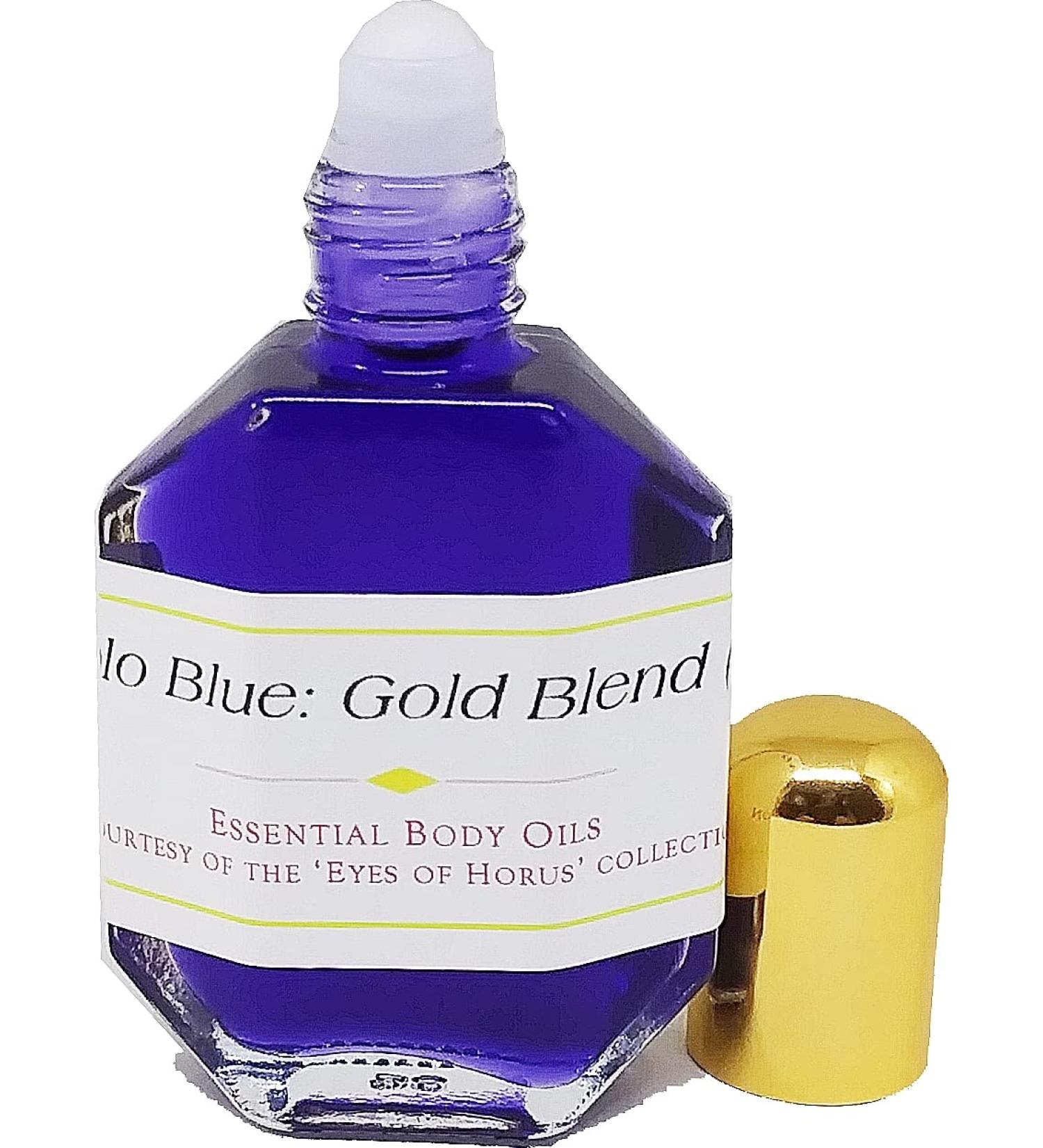 Polo Blue: Gold Blend - Type For Men Scented Body Oil Fragrance Roll-On - Purple - 1/2 oz. - ID#32163 0.5 Fl Oz (Pack of 1)