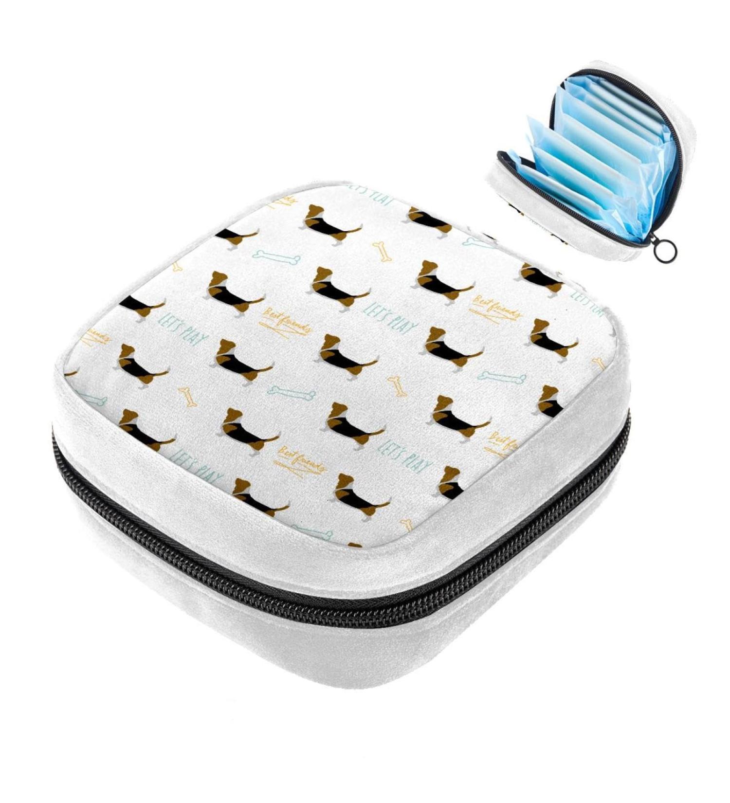 Animal Basset Hound Dog Sanitary Napkin Storage Bag - Color510 - Buy Online on GoSupps.com