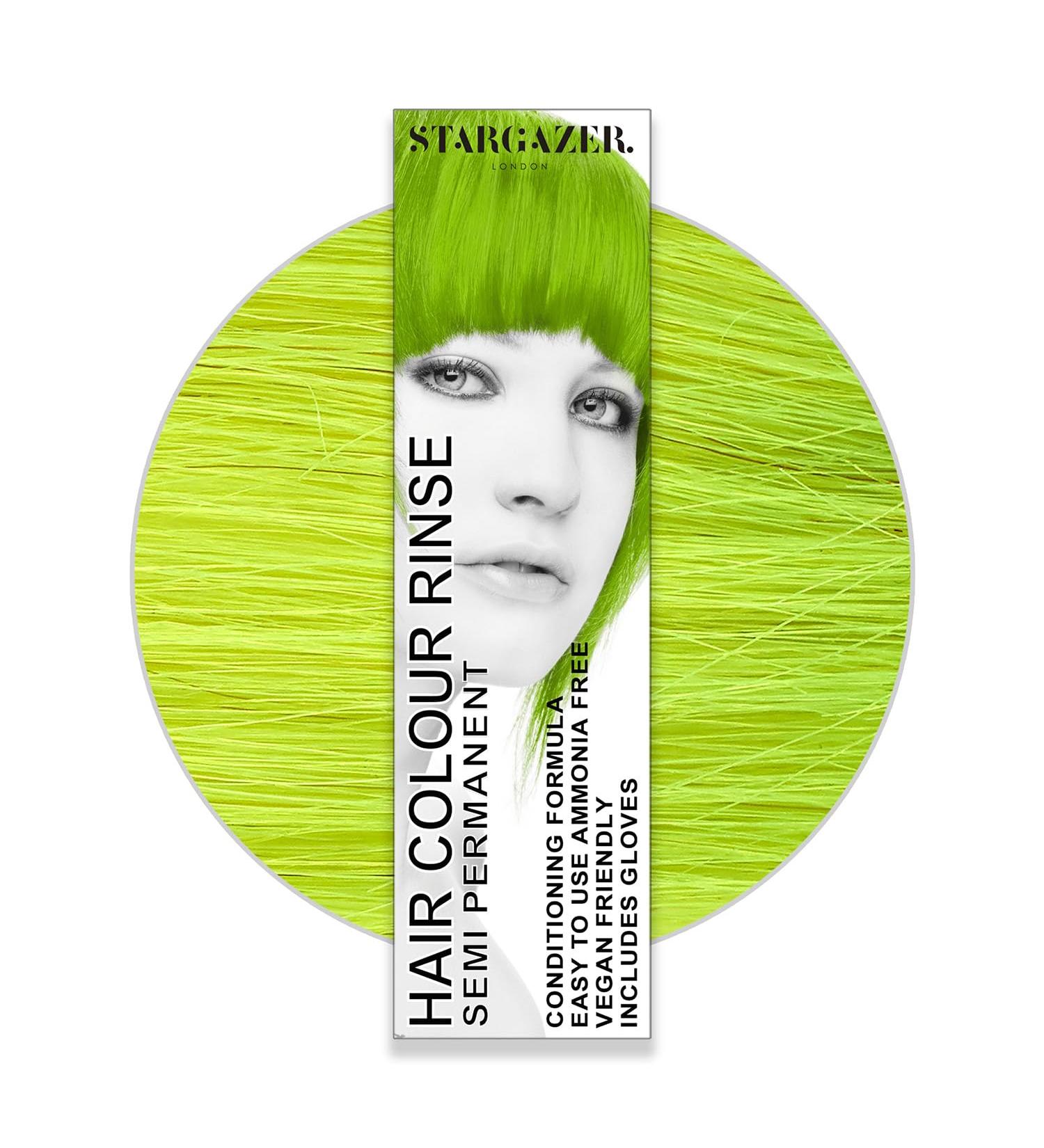 Stargazer Lime Semi Permanent Hair Colour Rinse 70.00ml - Pack of 1 - Buy Online on GoSupps.com