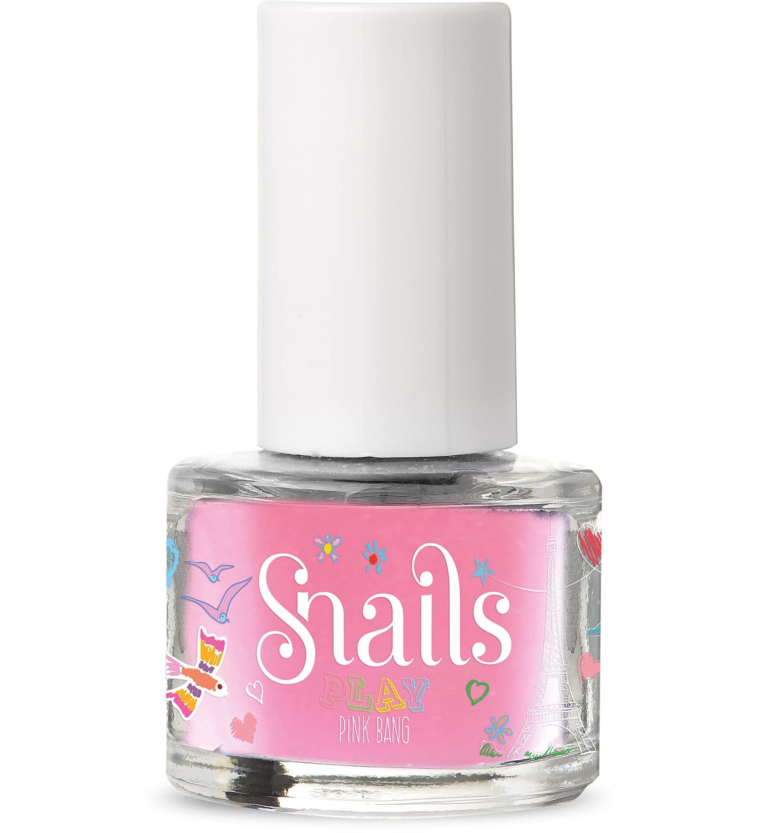 Snails 517285 children's nail polish Mini Play Pink Bang water-based washable harmless vegan