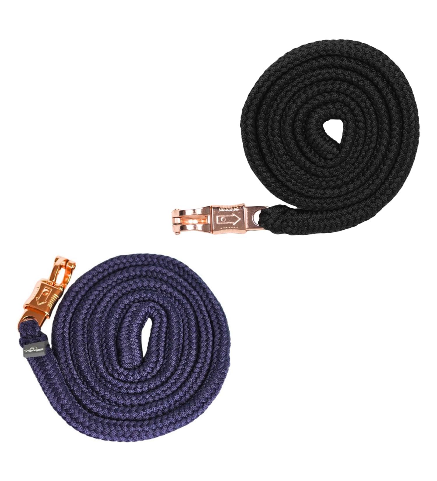 Marengos Modern Ros 200cm Panic Hooks - 100% Polyester Braided Horse Knit with Rose Gold Fittings | International Shipping Available - Buy Online on GoSupps.com