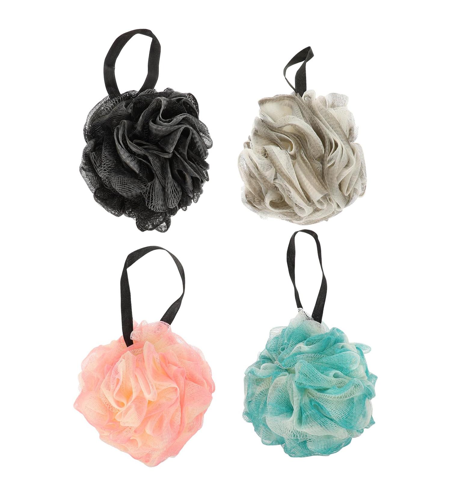 Ipetboom 4pcs Bath Balls - Convenient Bath Scrubber & Shower Skin Cleaning Tool for Ultimate Hygiene - Buy Online on GoSupps.com