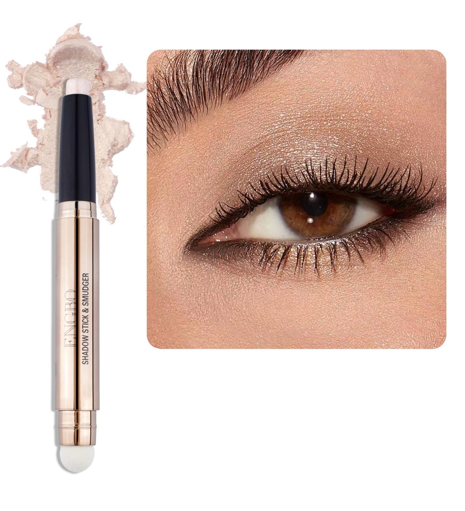Enfuntins Shimmer Cream Eyeshadow Stick - Long-Lasting Waterproof Eye Brightener in Light Gold Shimmer - Buy Online on GoSupps.com