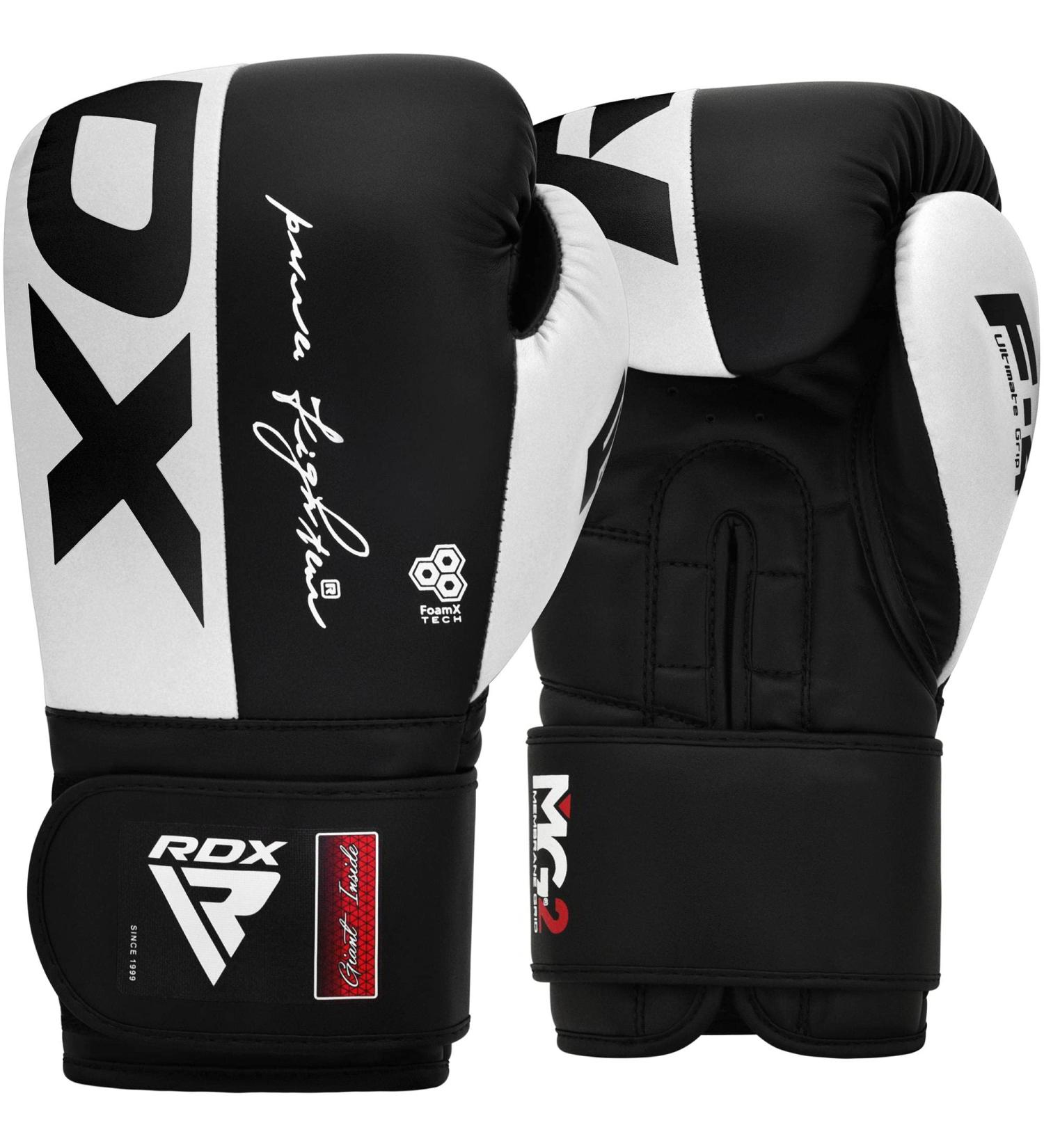 RDX Maya Hide Leather Boxing Gloves for Muay Thai Kickboxing & Sparring - 10oz to 16oz - Ideal for Home Fitness | International Shipping Available - Buy Online on GoSupps.com