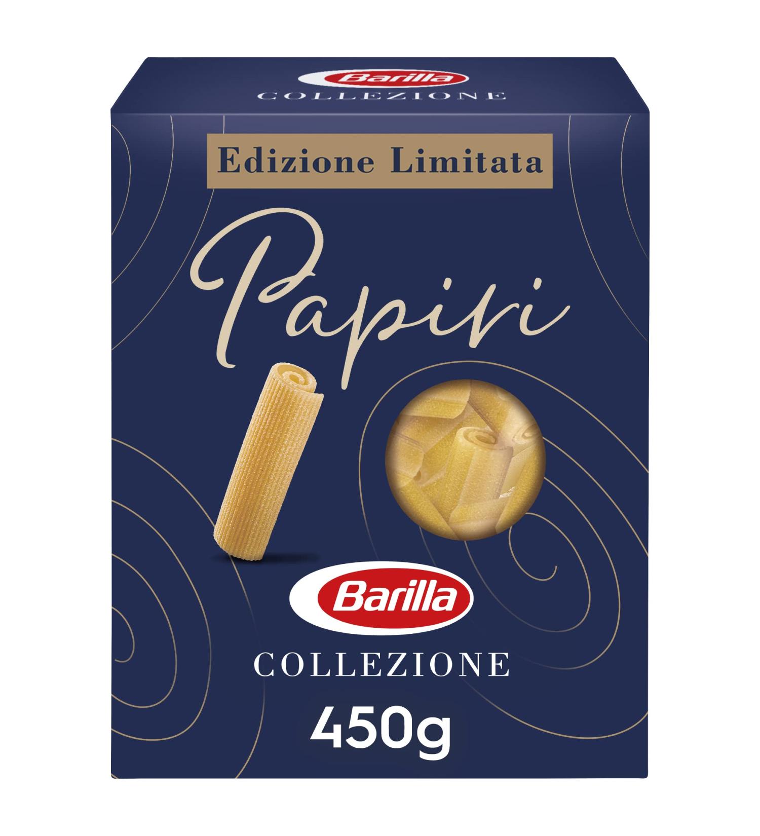 Buy Barilla Collezione Papiri Limited Edition Pasta - High-Quality Durum Wheat 450g | International Shipping Available - Buy Online on GoSupps.com