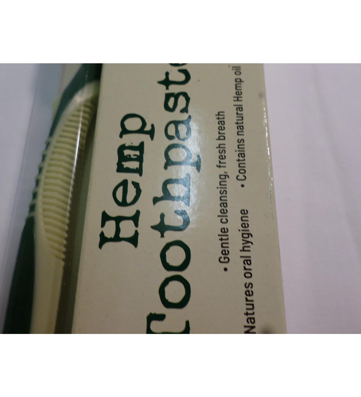 Hemp Toothpaste with Free Toothbrush - Buy Online on GoSupps.com