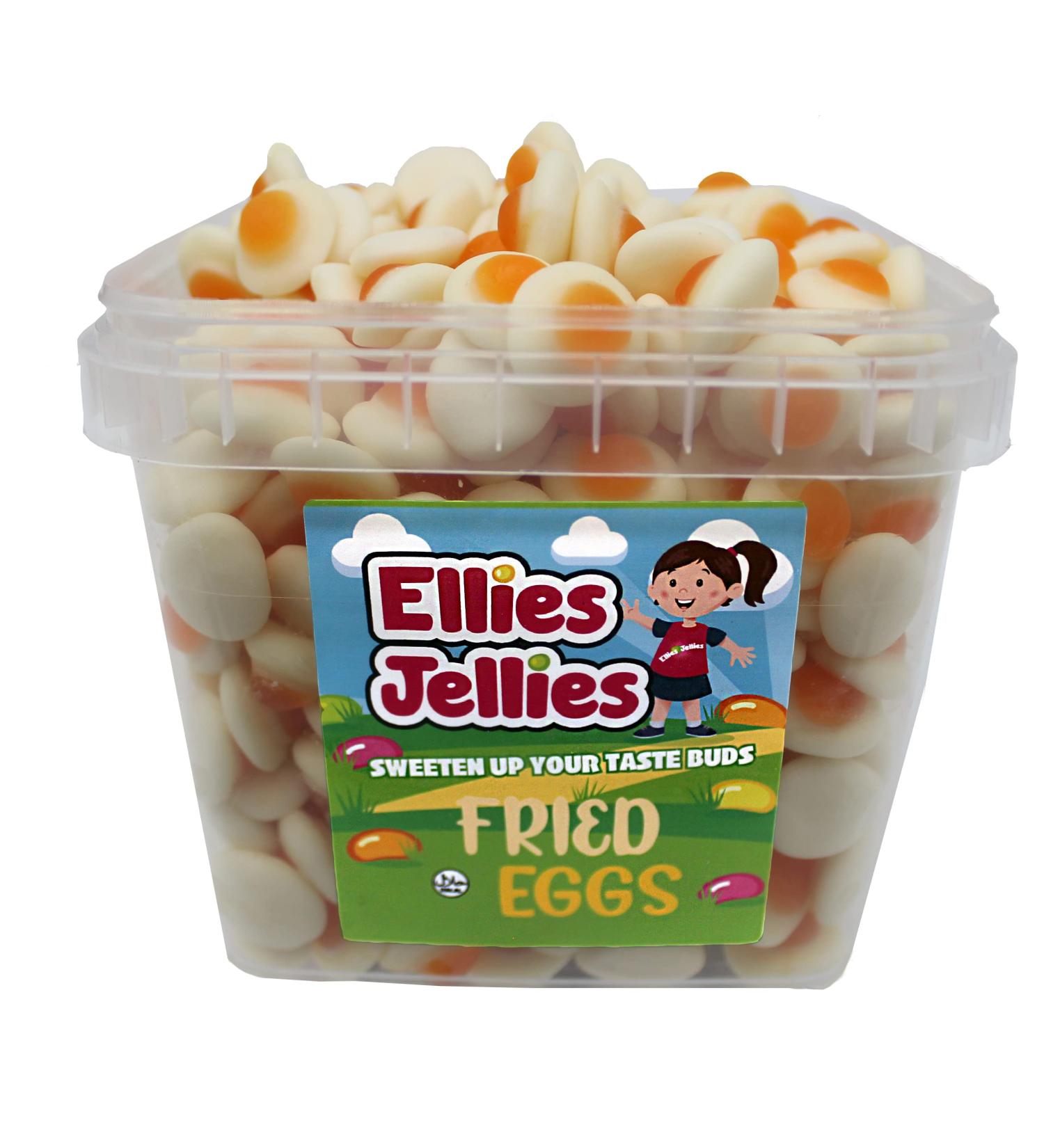 Ellies Jellies Halal Fried Eggs 630g Square Tub