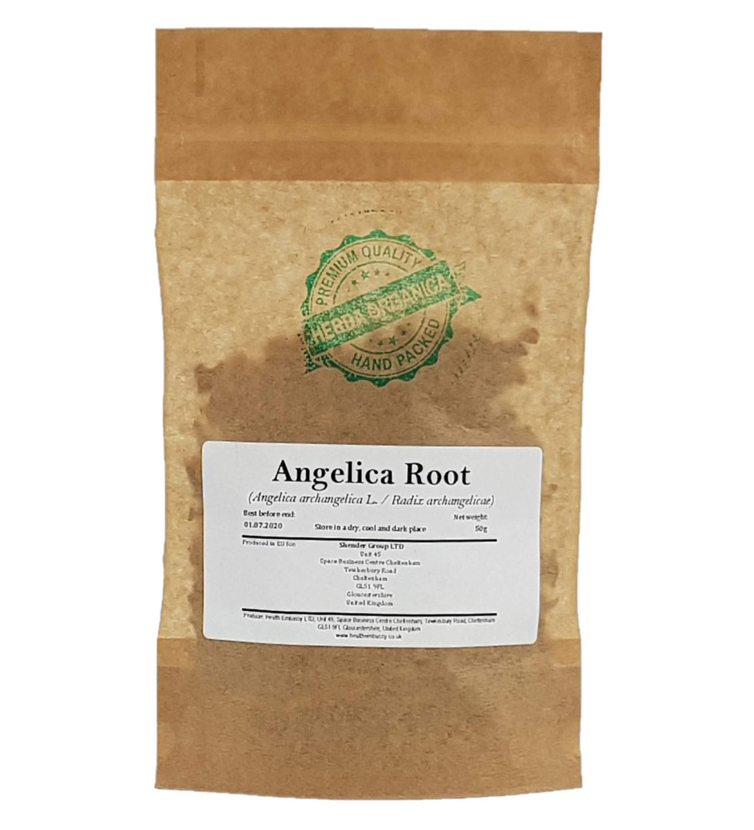 Buy Angelica Root (Angelica Archangelica L) - Herba Organica 50g | Authentic Engelwurtz for Natural Health - Buy Online on GoSupps.com