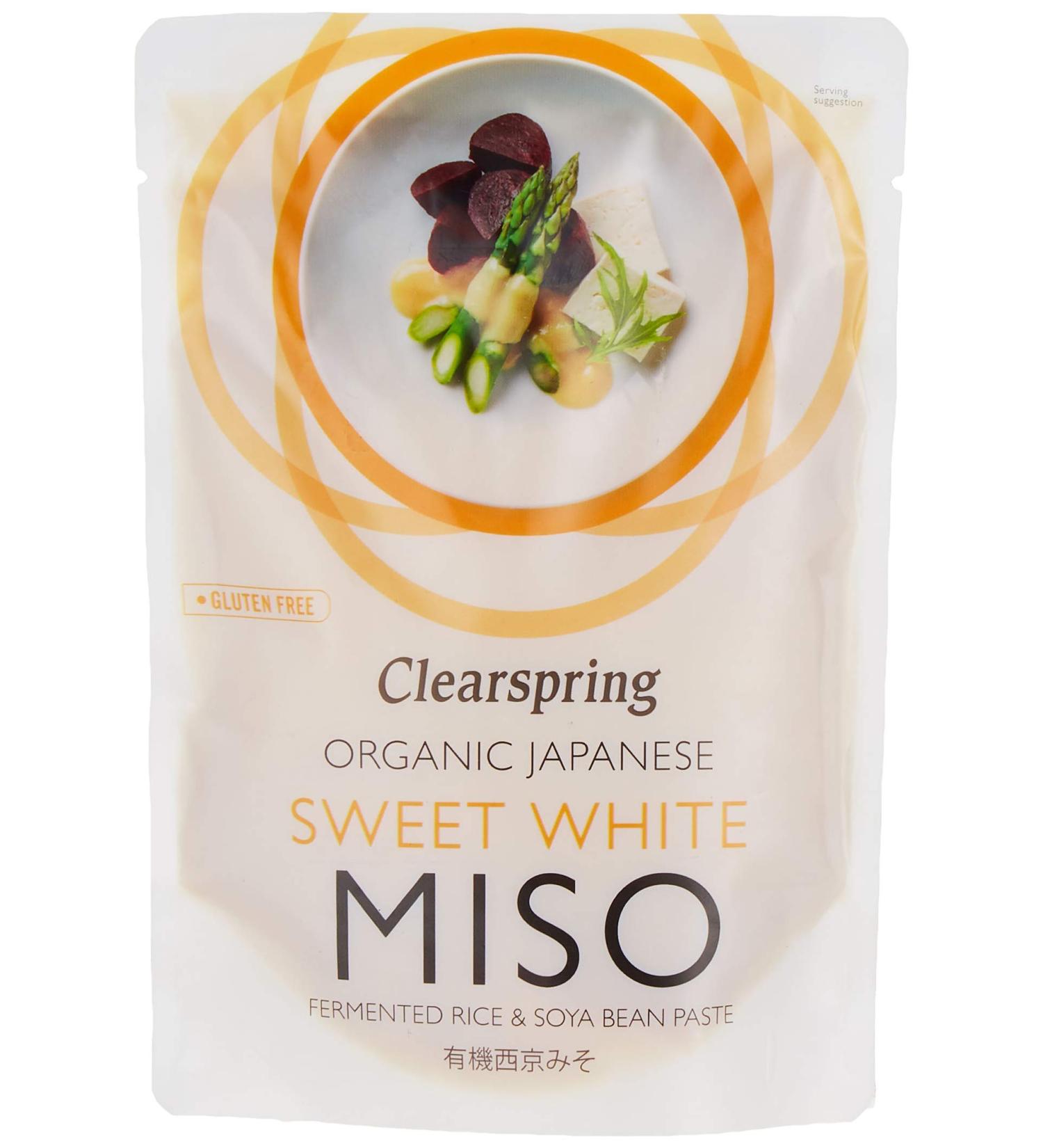 Clearspring Organic Sweet White Miso 250g - Authentic Japanese Seasoning - Buy Online on GoSupps.com