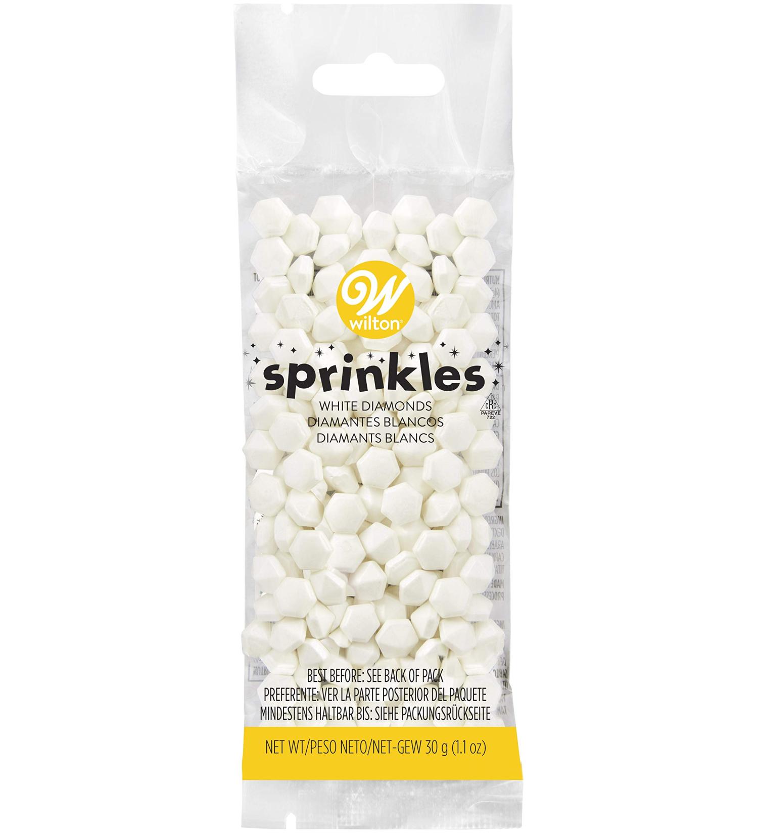 Sprinkles Pouch-White Diamonds