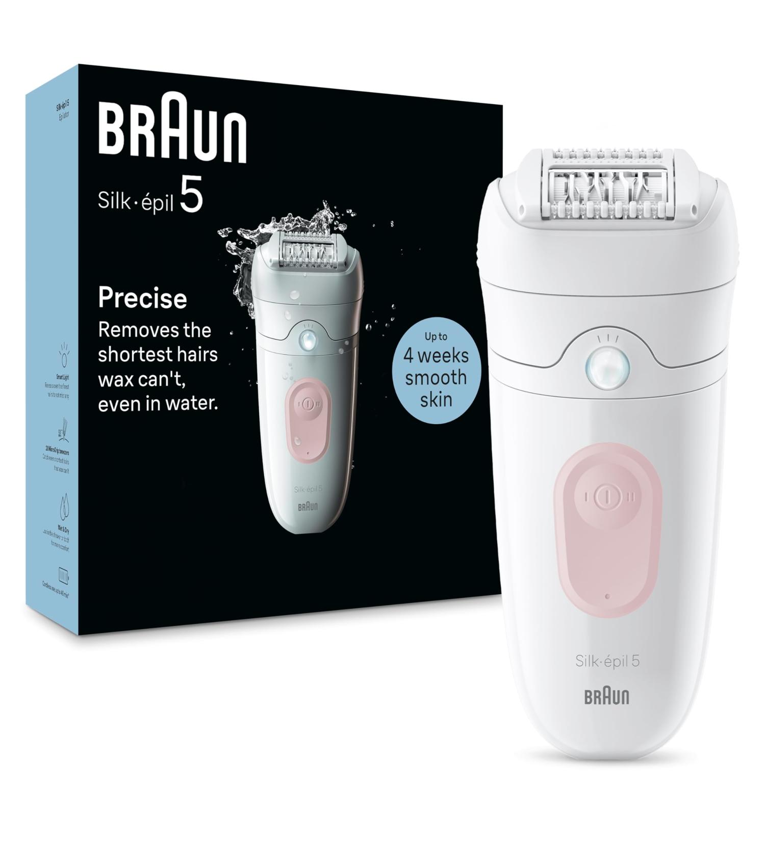 Braun Silk- pil 5 pilateur pour une pilation facile humide et s che peau lisse durable 5-000 blanc/flamant rose - Buy Online on GoSupps.com