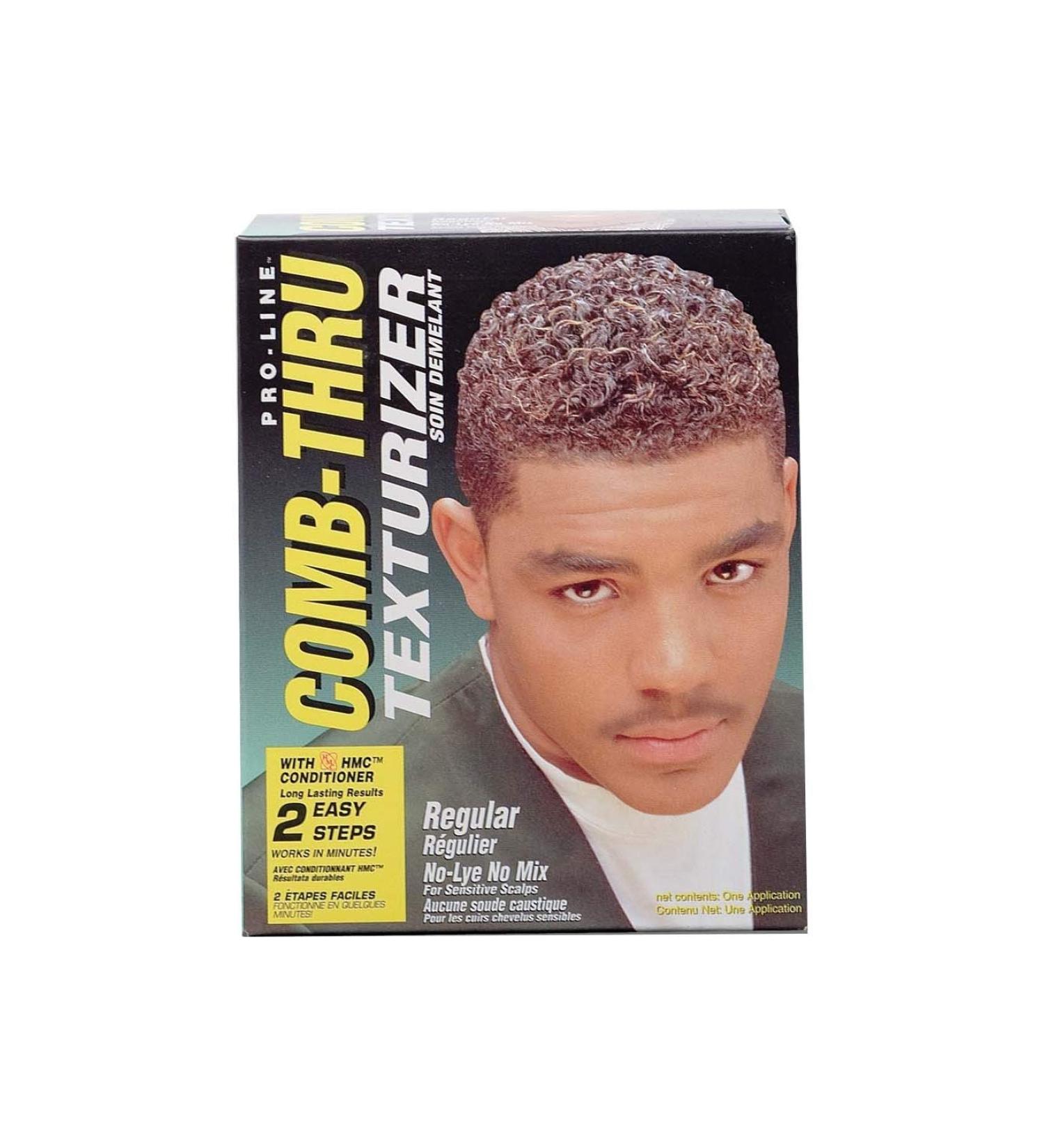 Pro - Line Comb Thru Texturizer With HMC Conditioner 2 Easy Steps No Lye No Mix Regular