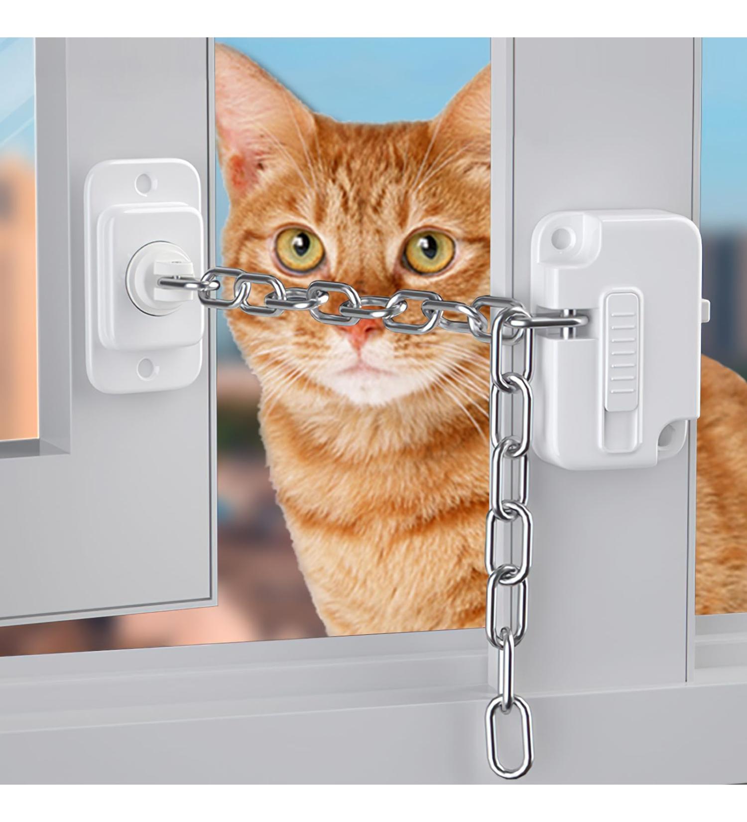 2pcs Self-Adhesive Upvc Window Locks for Child & Pet Safety - Adjustable Restrictor Locks for Metal & Wooden Sliding Windows - Buy Online on GoSupps.com