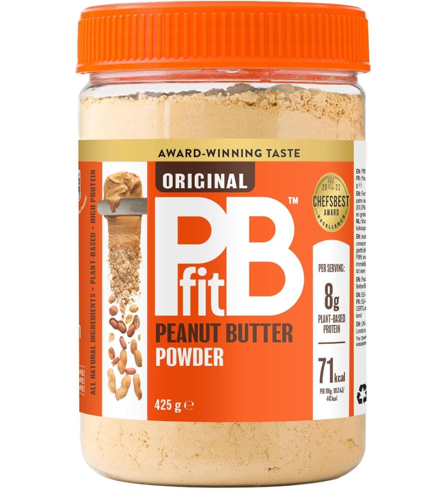  Tudor Tudor Peanut Butter Powder 87% less fat high in protein gluten-free Real peanut butter powder made from real pressed roasted peanuts 425g - Buy Online on GoSupps.com