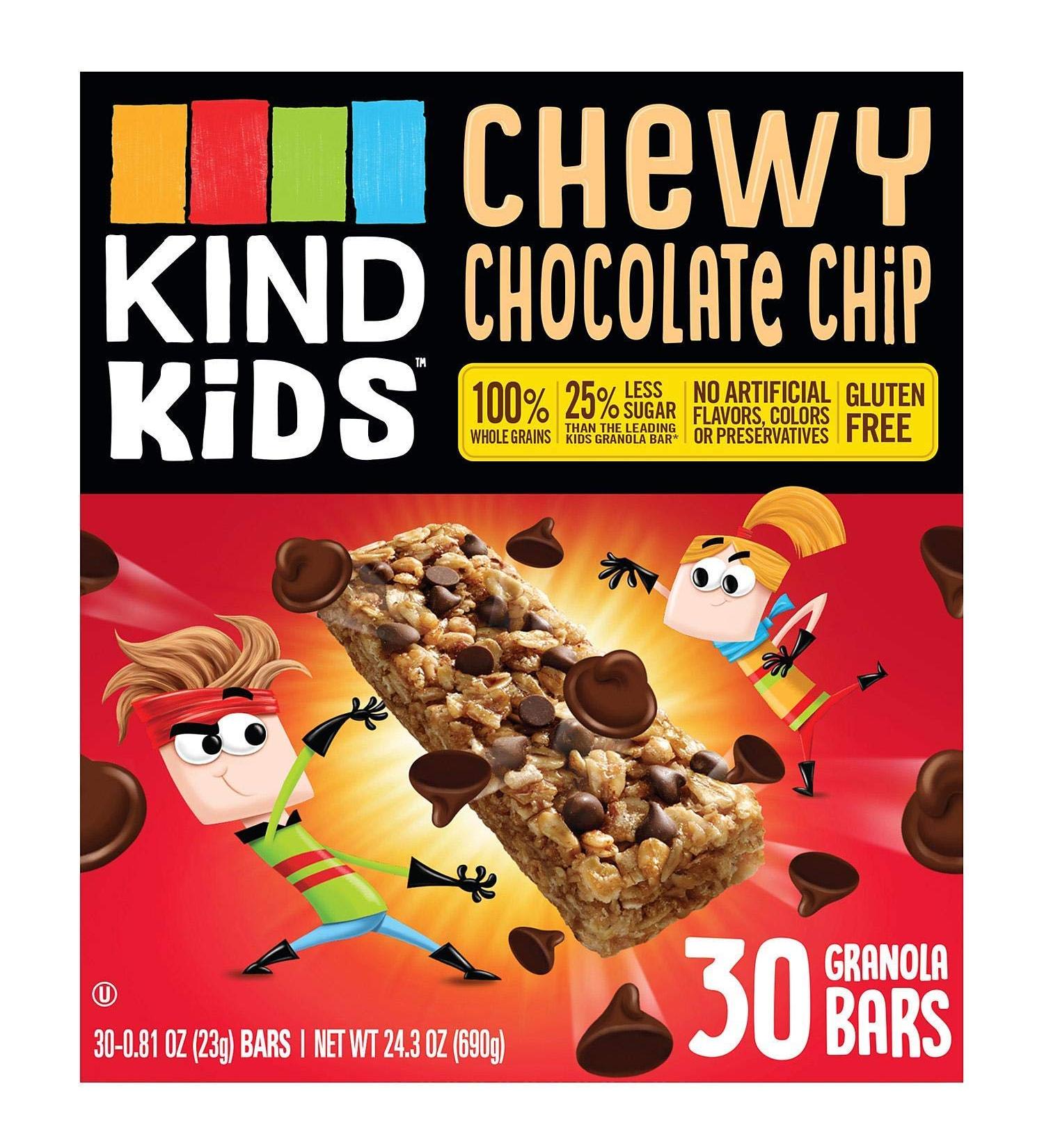 KIND Kids Chewy Chocolate Chip Granola Bars 30 ct.