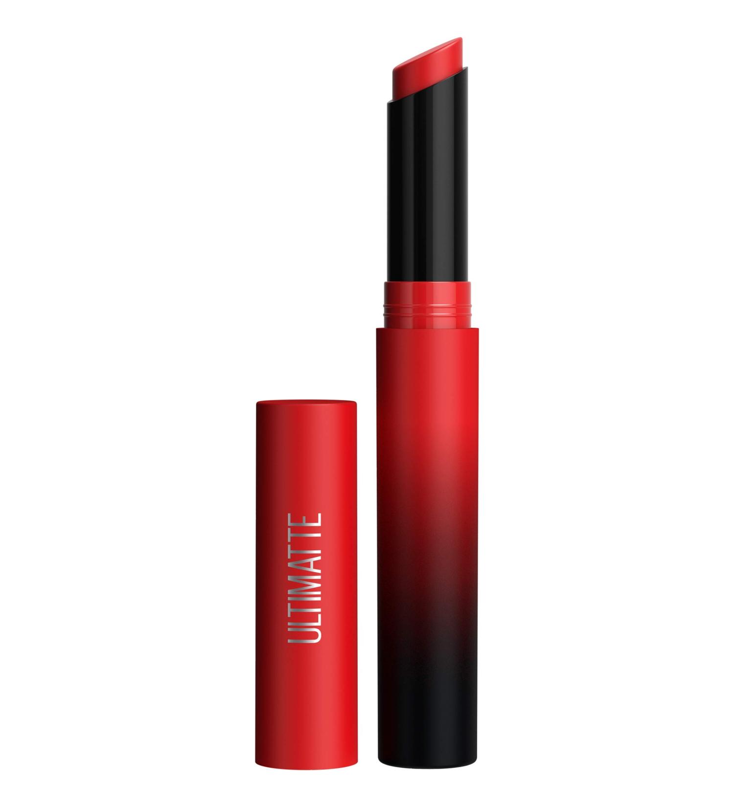 Maybelline Color Sensational Ultimatte Matte Lipstick - More Ruby Ruby Red 1 Count - Buy Online on GoSupps.com