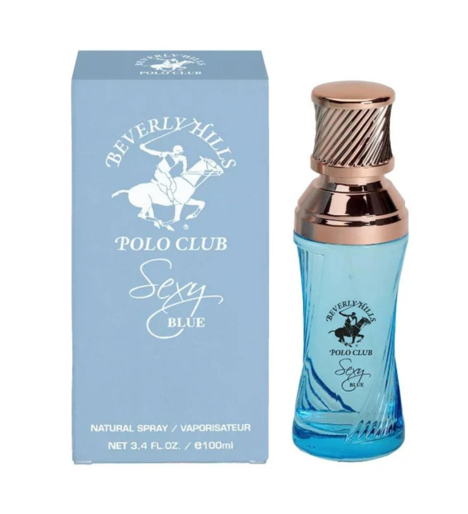 Beverly Hills Polo Club SEXY BLUE - Perfume for Women with Notes of Vanilla Musk & Sandalwood- Sweet Floral Fragrance Scent - Eau De Parfum Spray 3.40fl.oz / 100ml