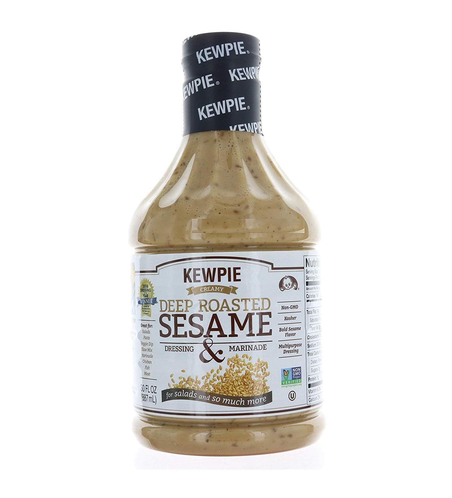 Kewpie Japanese Dressing Roasted Sesame Deep Roasted Sesame Dressing Value 2 Pack ( 30 oz Each )