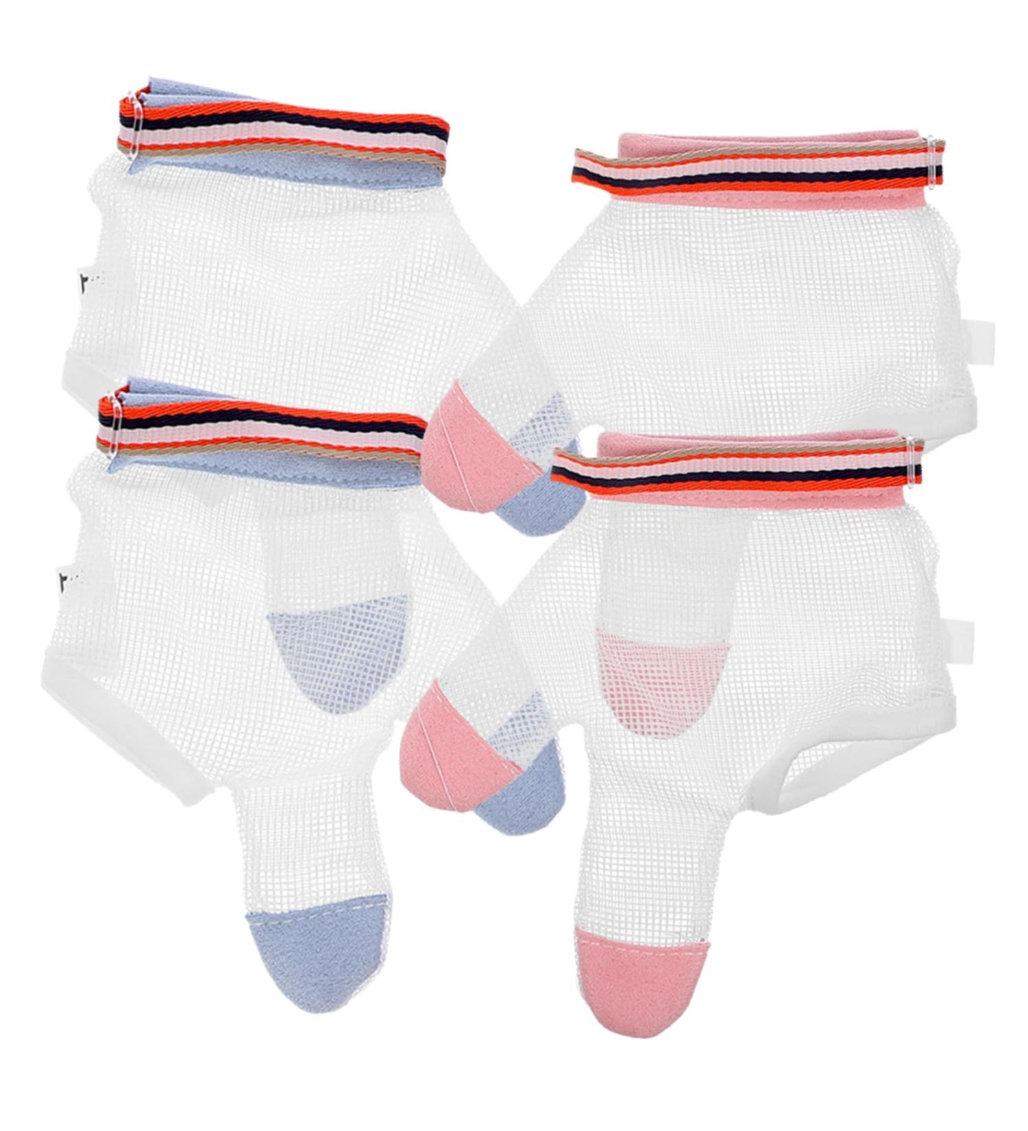 KOMBIUDA 2 Pairs Ring Biting Gloves Infants Finger Protector Kids Thumbs Infant Products Breathable Child Net As Shown 12.00X10.50X0.10CM - Buy Online on GoSupps.com