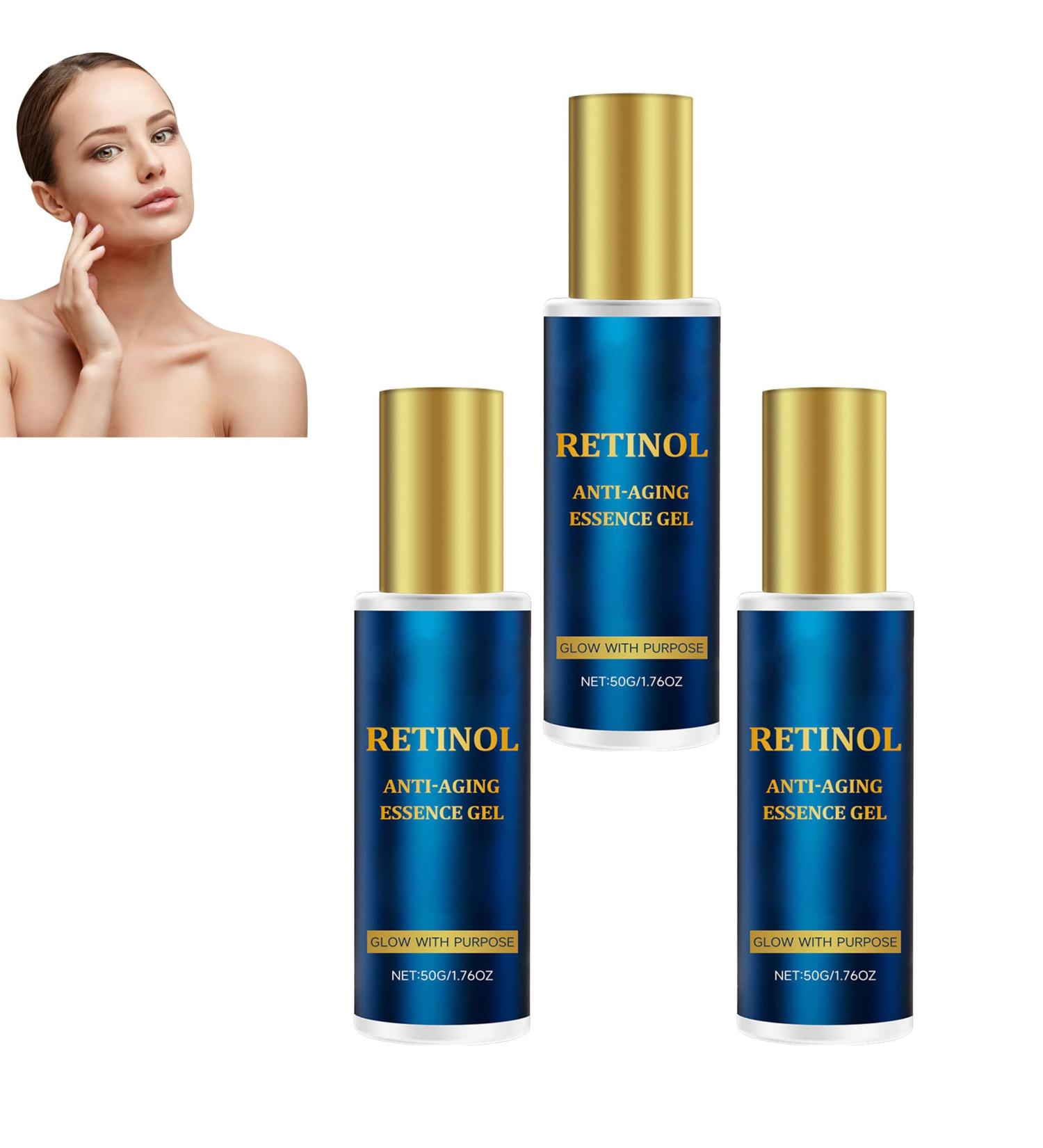  yikaiszh Retinol Hydrating Face Serum - Anti-Aging Cream - Neck Lifting Cream - Deep Anti-Wrinkle Essence - Under-Eye Wrinkle Treatment - Pore-Minimizing Serum for Sensitive Skin - Buy Online on GoSupps.com