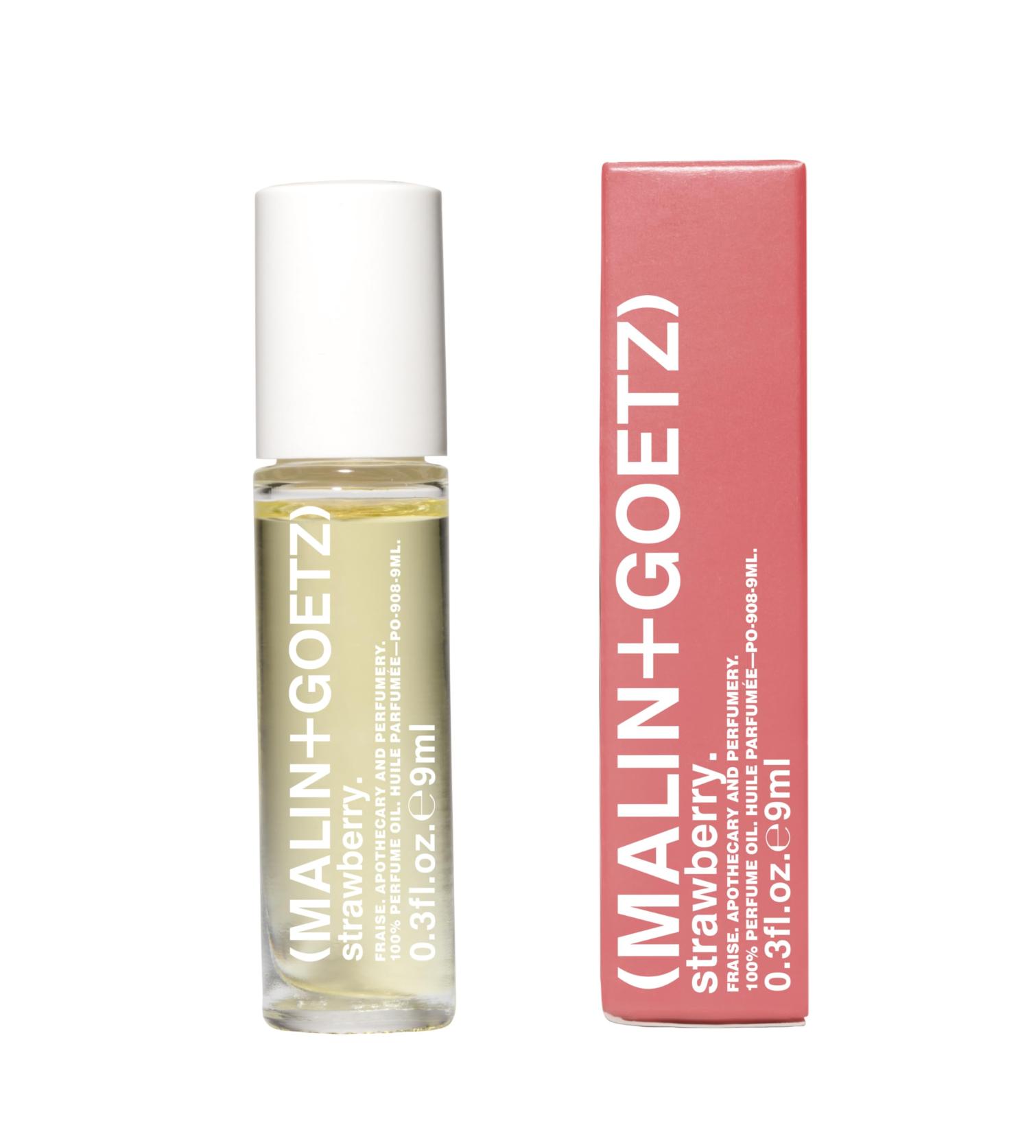 Malin + Goetz Strawberry Perfume Oil 0.3 Fl. Oz. - Men & Women Garden Berry Scented Oil Fragrance Oil Roll On Mini Perfume Body Oil Vegan & Cruelty-Free - Buy Online on GoSupps.com