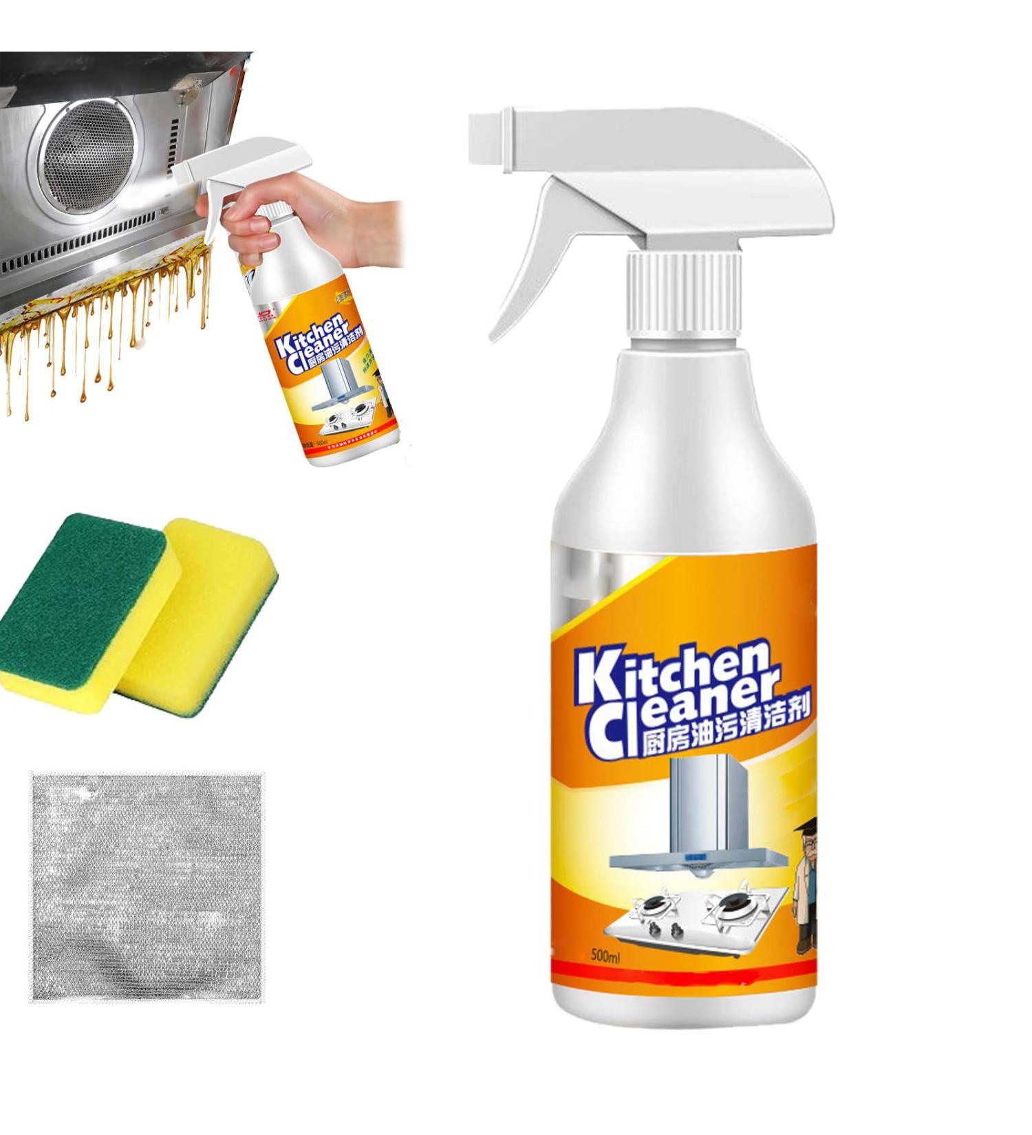 Buy Lqlq Powerful Kitchen Oil Stain Cleaner - Multifunctional 17 fl oz for Range Hoods Stoves & Ovens - International Shipping Available - Buy Online on GoSupps.com