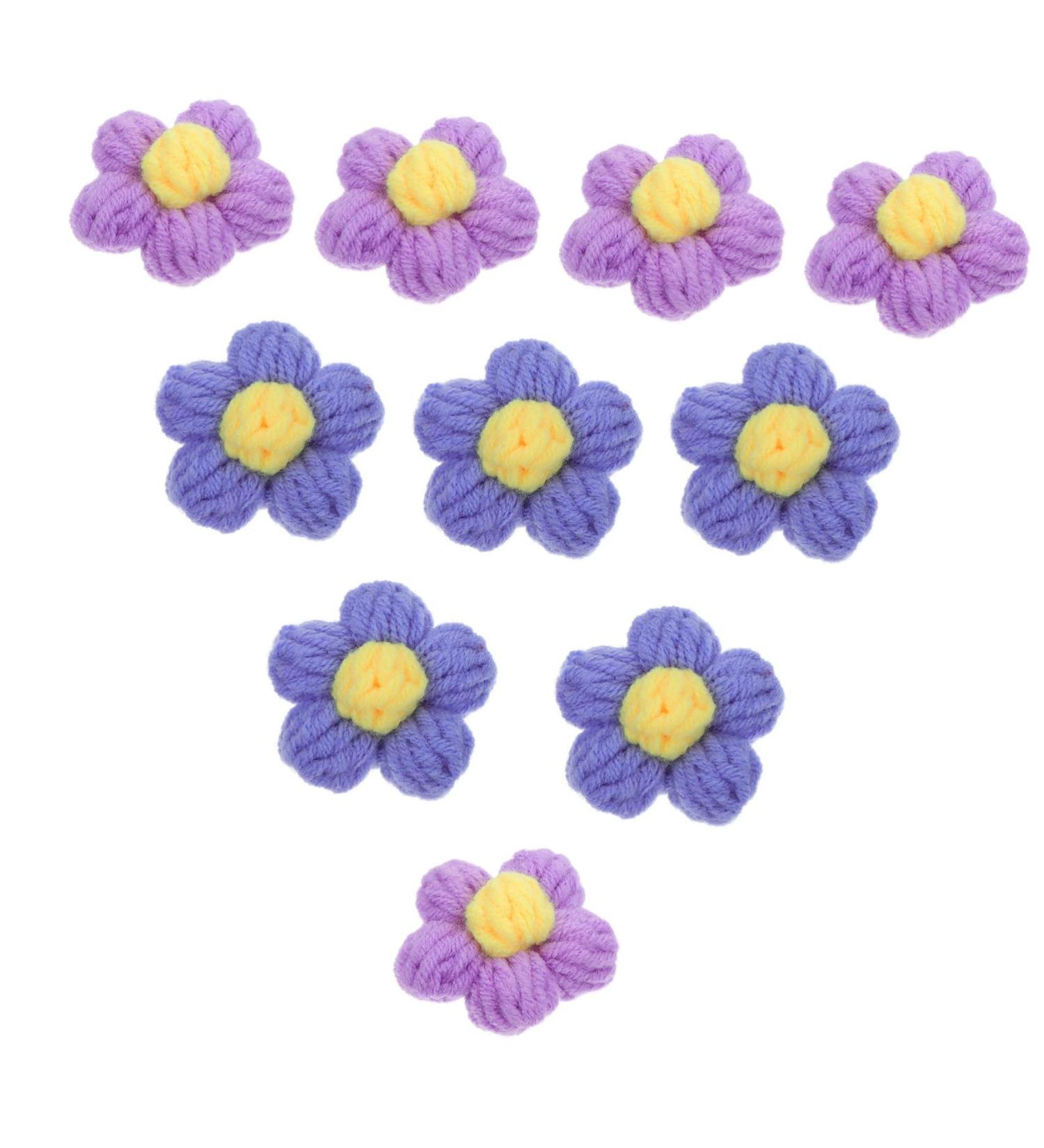 Beatifufu 10pcs Hairpin Accessories Phone Case Accessories Wool Yarn Flowers Hairpin Accessory Toddler Mini 1 count (Pack of 1) Assorted Color 4 - Buy Online on GoSupps.com