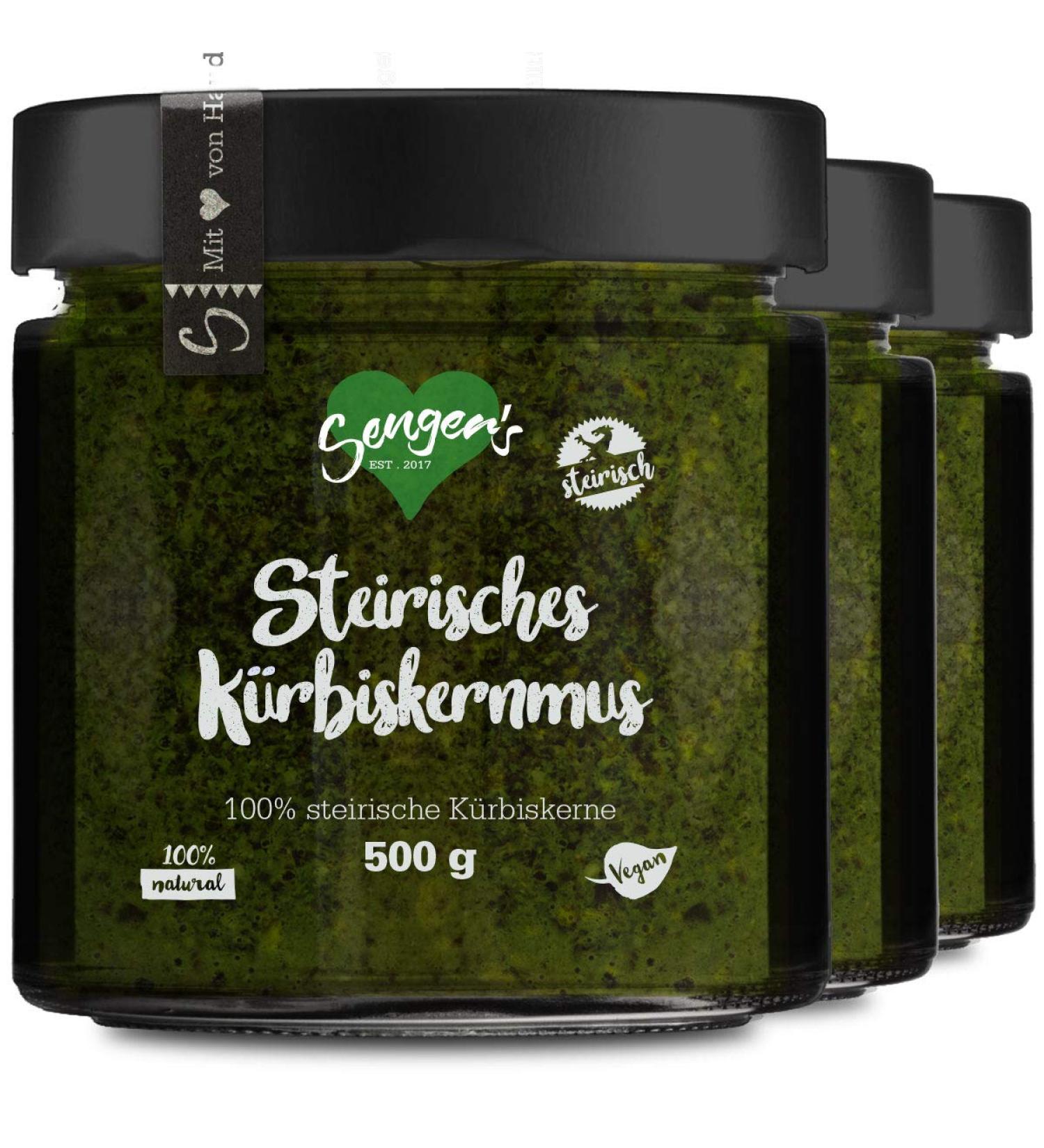 Buy 1.5 kg 100% Styrian Pumpkin Seeds - Vegan Raw No Additives | Premium Quality - Buy Online on GoSupps.com