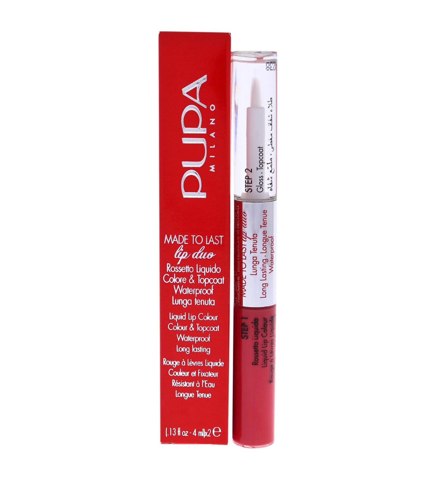 Pupa Made To Last Lip Duo 007 Coral Sunrise - Long-Lasting Lip Color for All-Day Wear | International Shipping Available - Buy Online on GoSupps.com