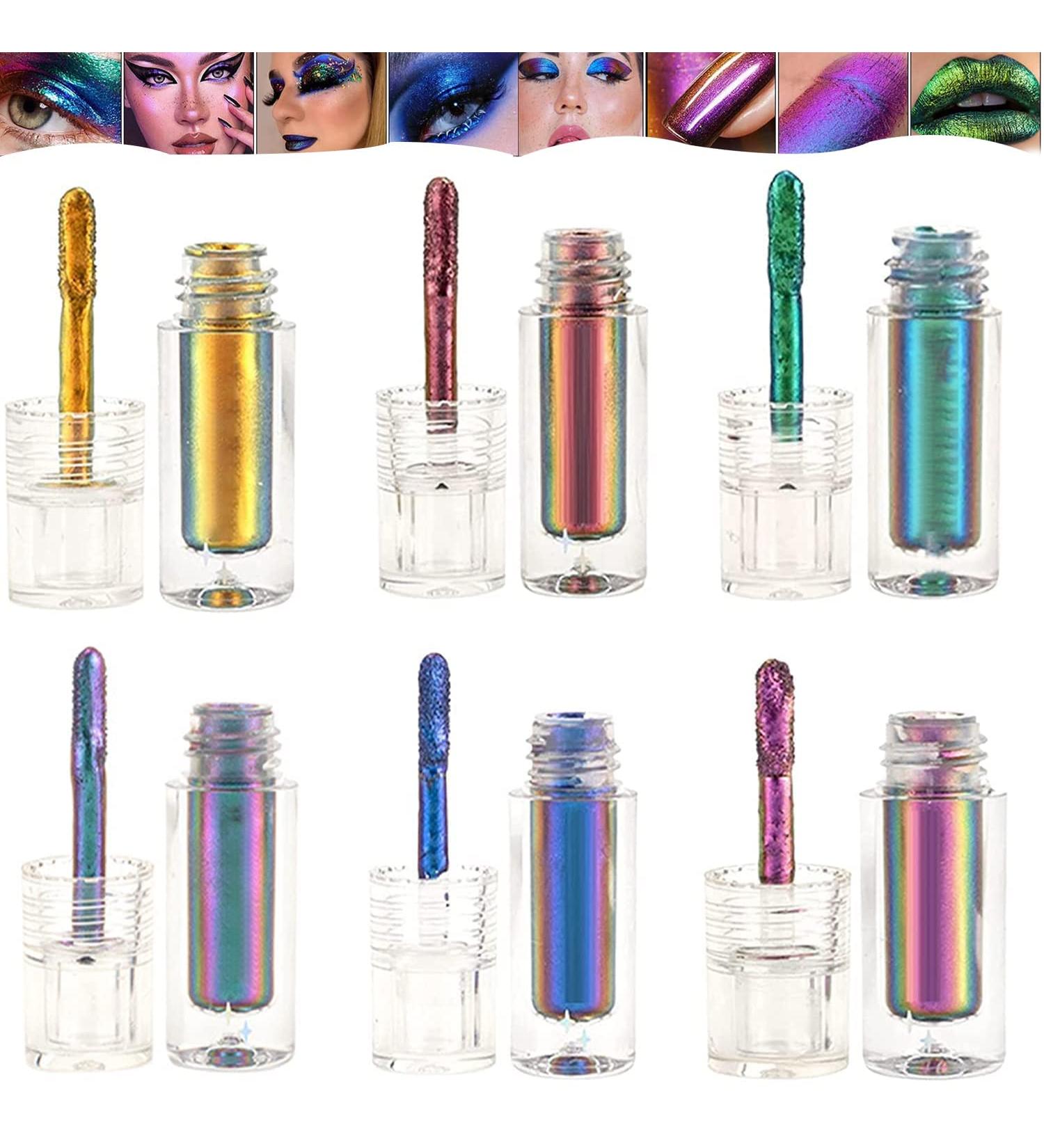  LaoSShu Lipstick for Women Multichrome Liquid Lipstick Long Lasting Non-stick Liquid Lipstick Water Resistant (Color : 01-06) - Buy Online on GoSupps.com