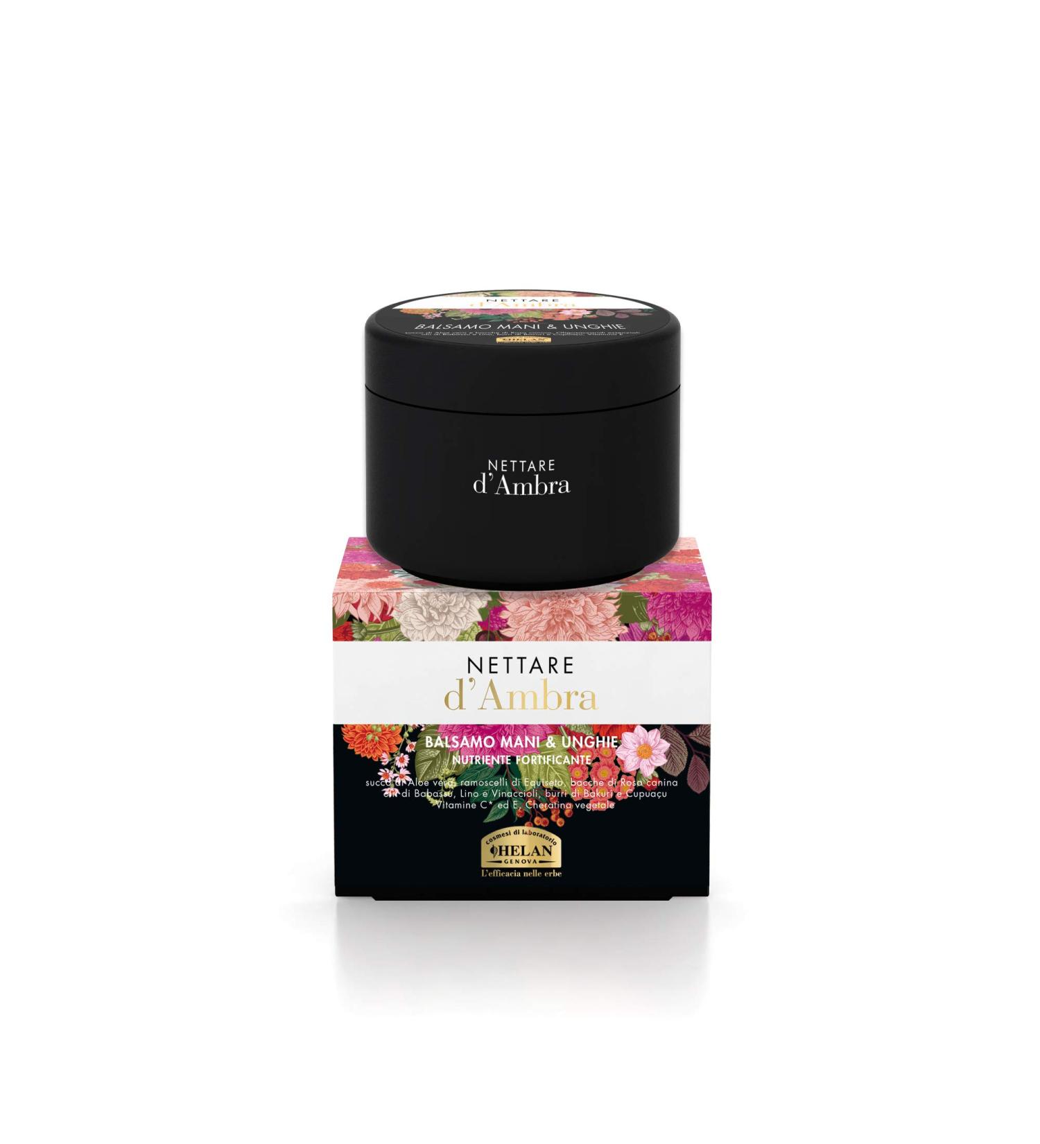 Helan Nettare d'Ambra Hand and Nail Cream Nourishing and Fragrant Balm for Soft Skin with Vitamin C Ideal for Hand Care Redness 50 ml Made in Italy - Buy Online on GoSupps.com