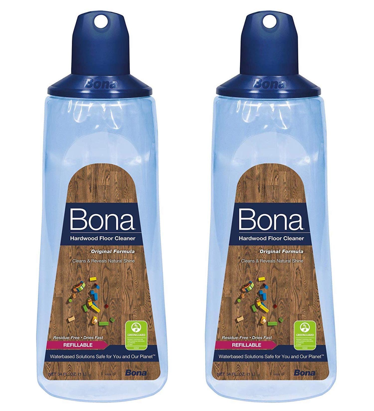 Bona Hardwood Floor Cleaner Refill Cartridge 34 oz - 2 Pack - Buy Online on GoSupps.com