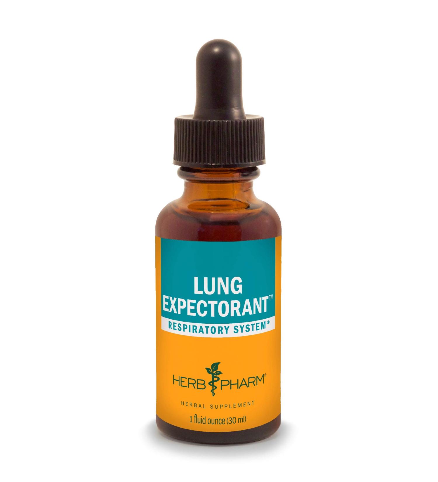 Herb Pharm Lung Expectorant Liquid Herbal Formula - 1 Ounce - Respiratory Immune Support - Buy Online on GoSupps.com
