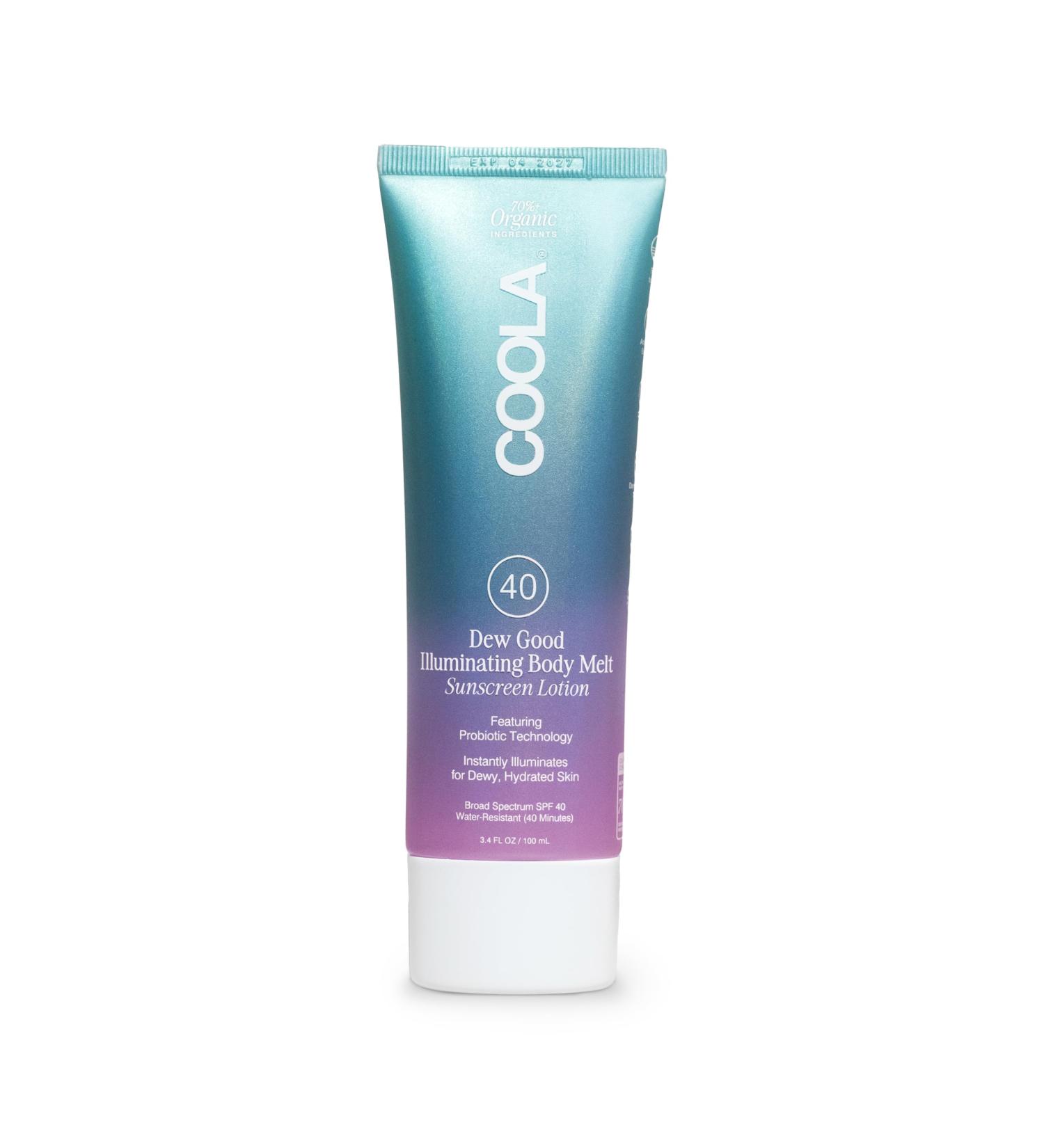 COOLA Organic Dew Good Illuminating Probiotic Serum SPF 30 | Natural Sunscreen with BlueScreen Technology for Glowing Skin - Buy Online on GoSupps.com