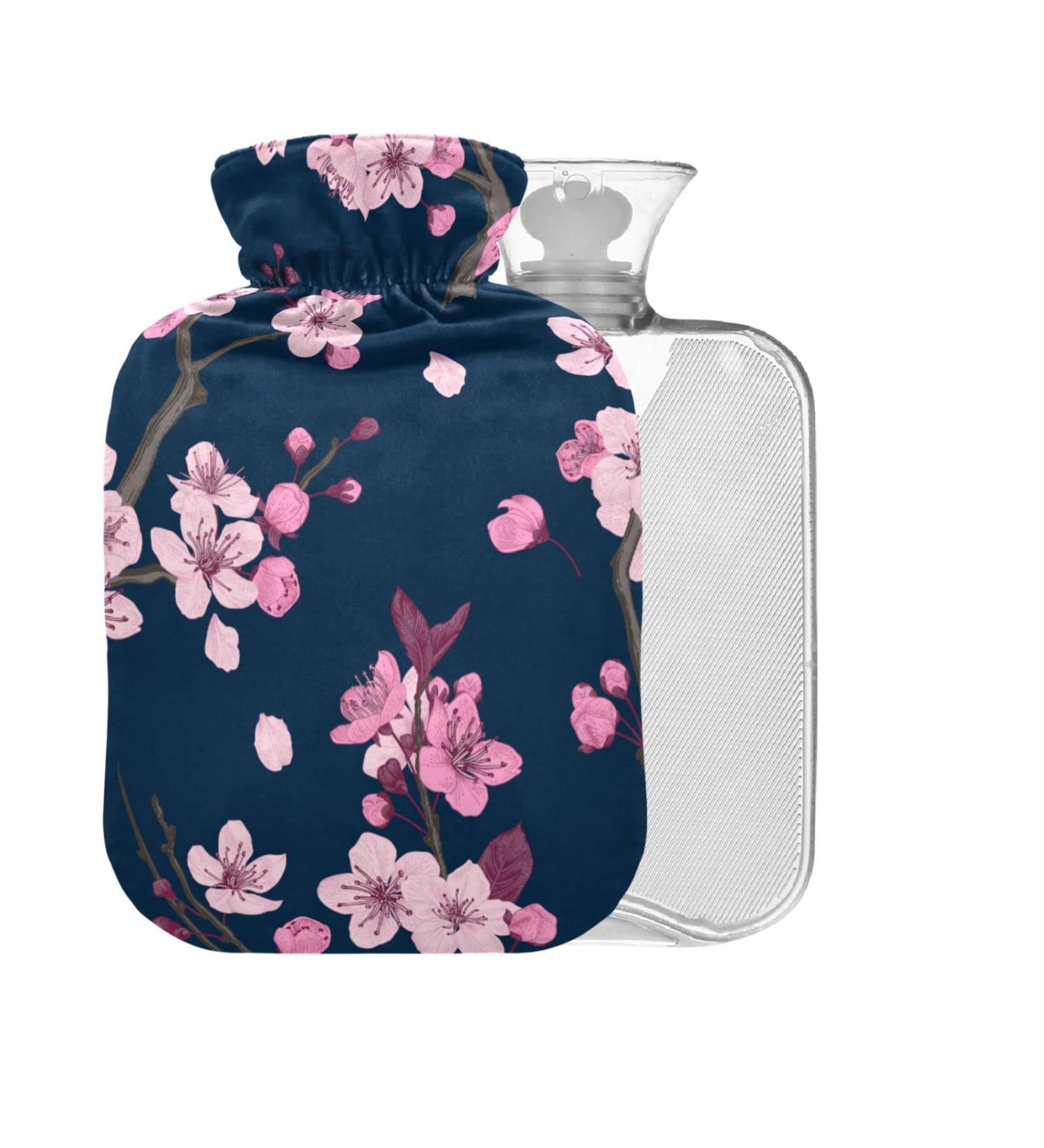 Cherry BAP Free Hot Water Bottle with Cover - 2L Large Pain Relief Bag for Bed Hands & Feet | International Shipping - Buy Online on GoSupps.com