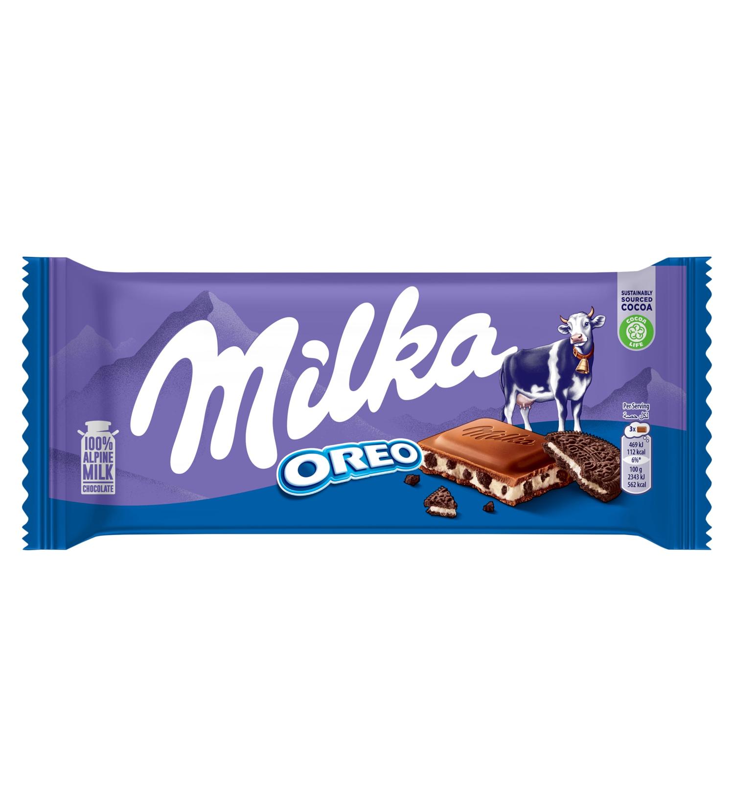  Milka Milka Oreo Chocolate 2 Tablets of 100 g - Buy Online on GoSupps.com