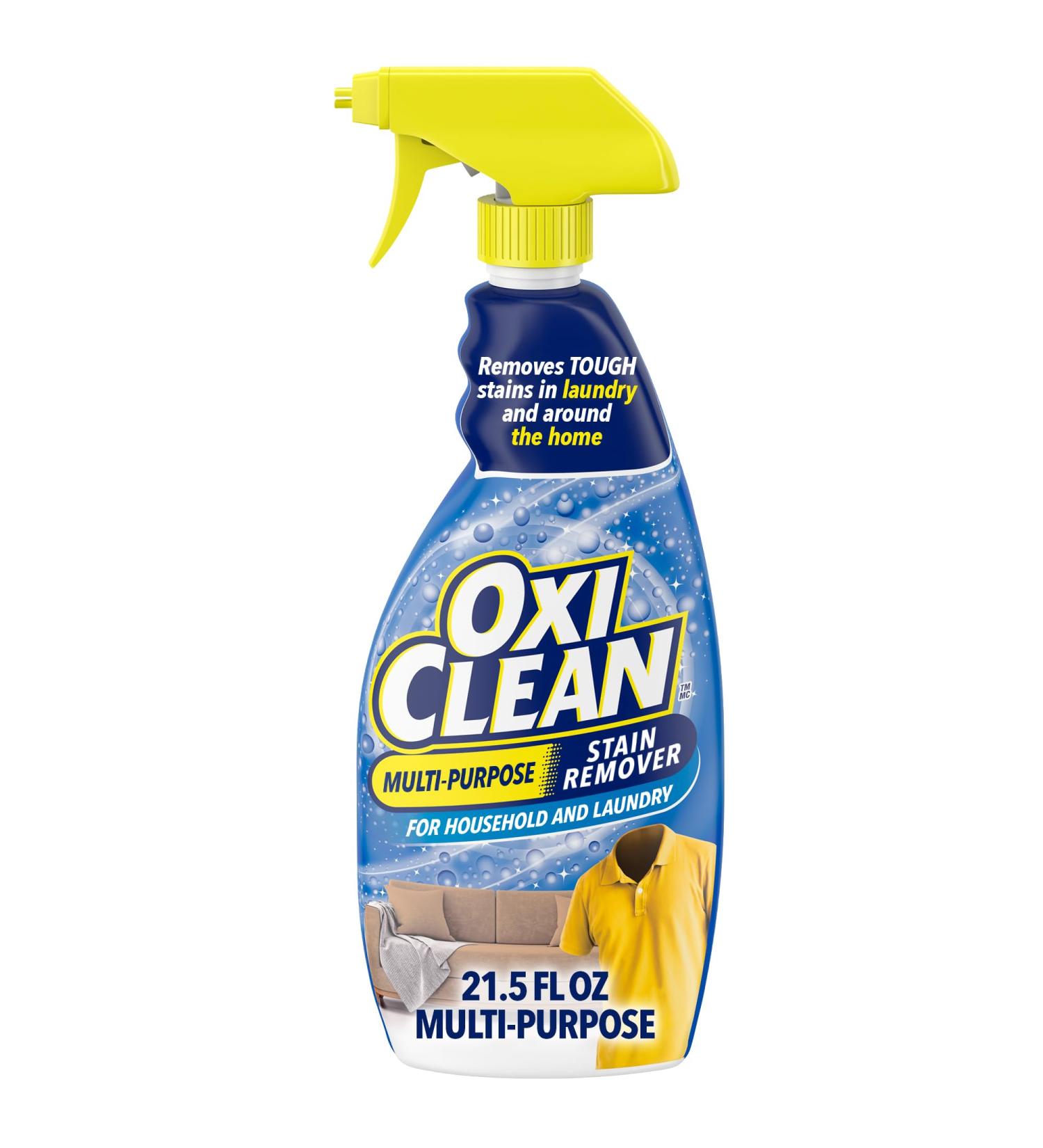 OxiClean All-Purpose Stain Remover Spray for Household Laundry Carpet and Upholstery - Colour Safe Chlorine Bleach Free 636 mL - Buy Online on GoSupps.com