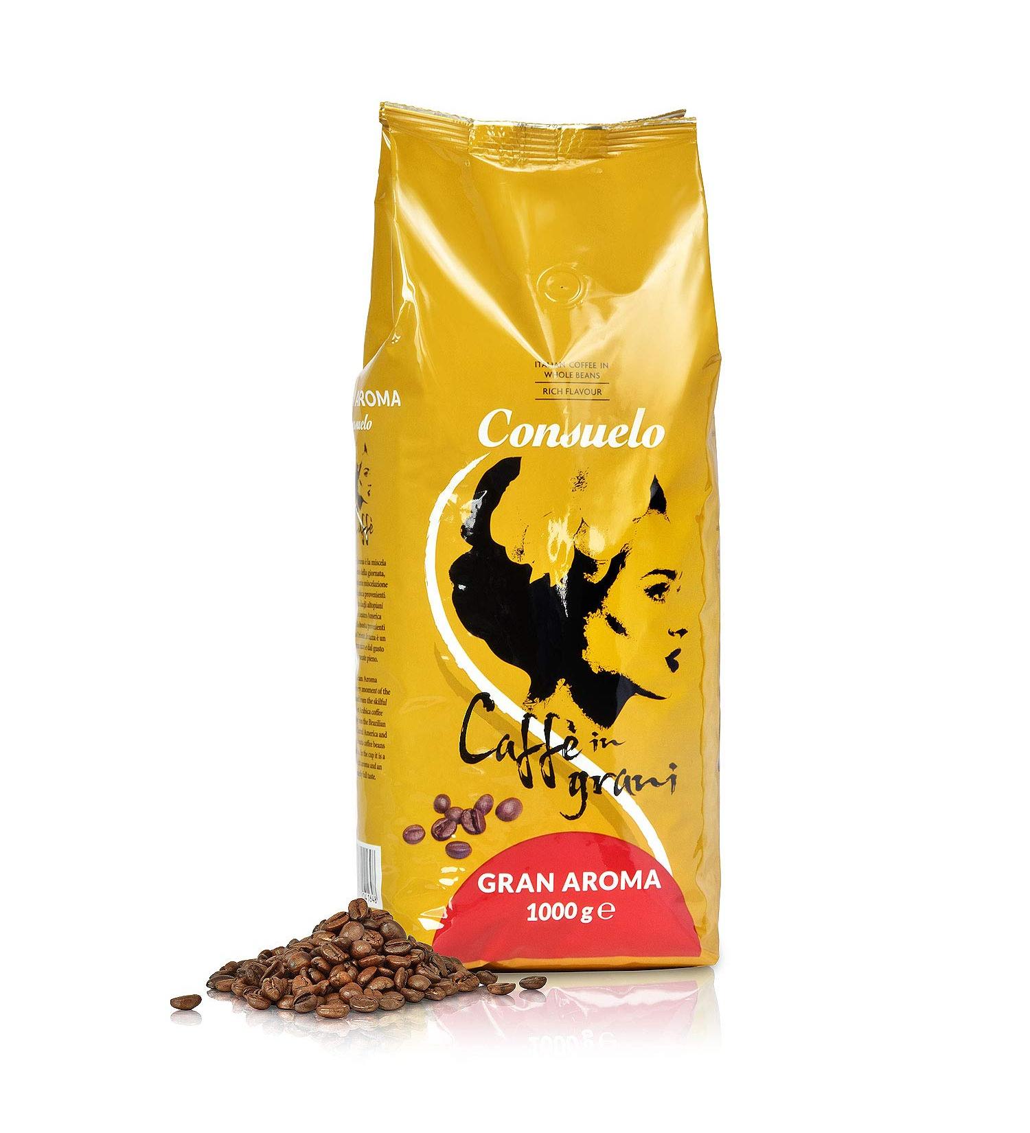 Consuelo Italian Caff Gran Aroma - Whole Beans 1kg - Buy Online on GoSupps.com