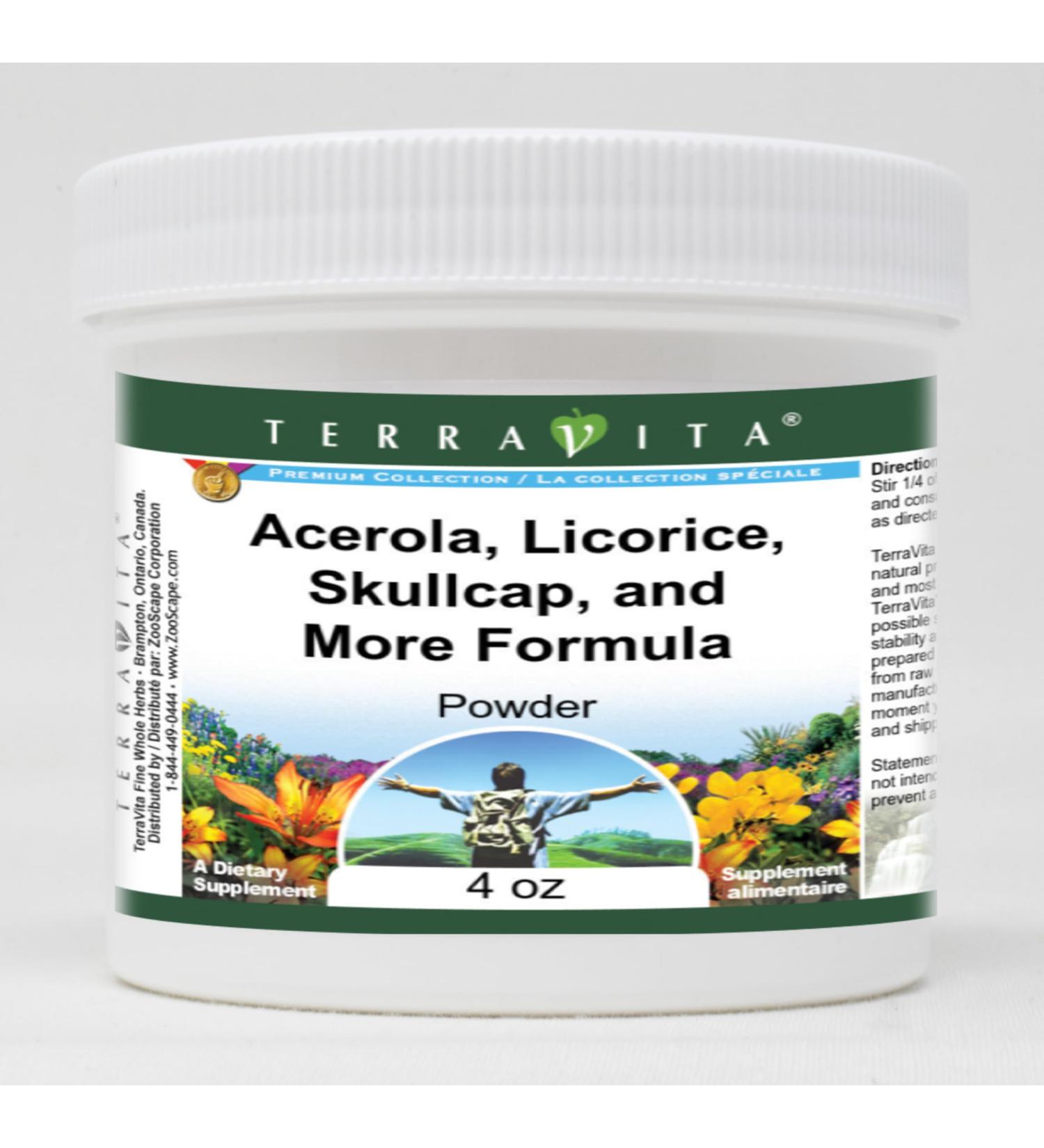Acerola Licorice Skullcap and More Formula Powder (4 oz ZIN: 517108) - 3 Pack - Buy Online on GoSupps.com