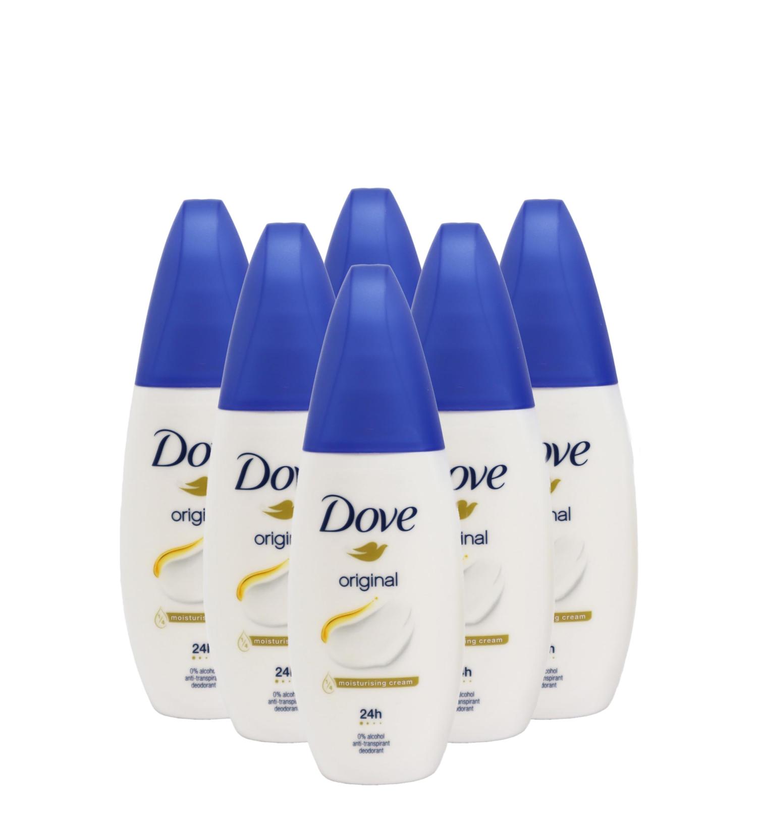  Dove Dove Deodorant Vapo No Gas Original 24H 75ml (6) - Buy Online on GoSupps.com